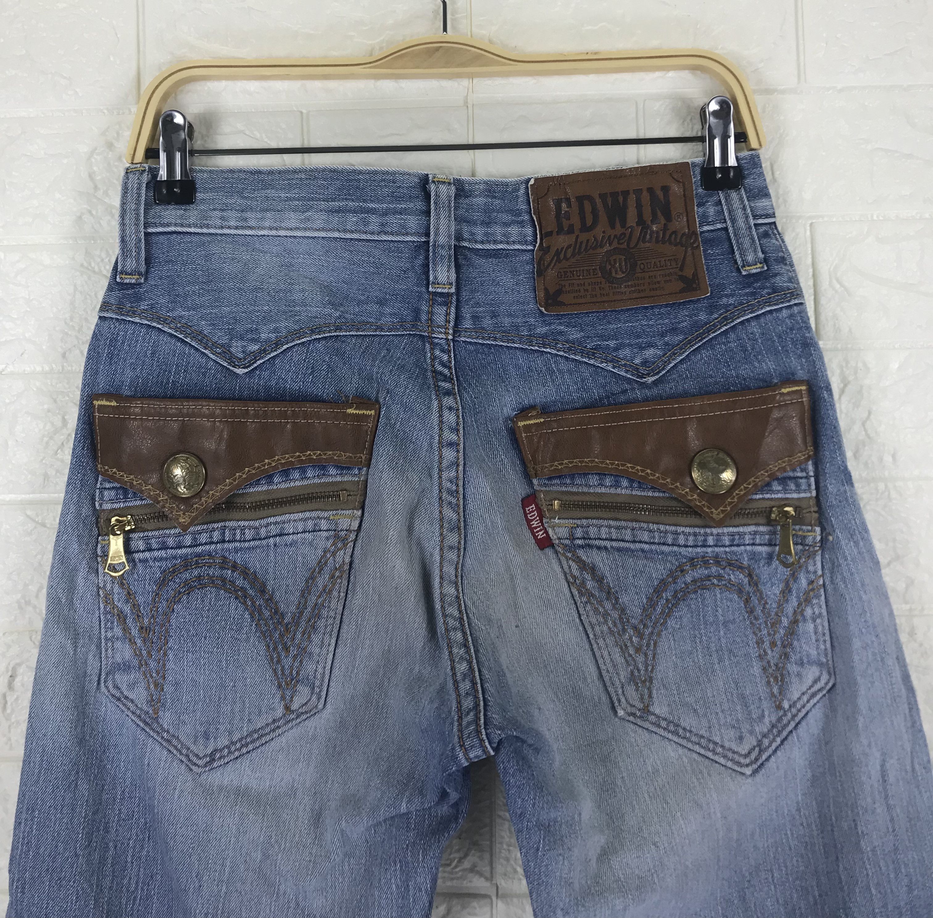 Edwin Vintage Edwin 404 Faded Blue Jeans Size US 28 / EU 44 - 2 Thumbnail