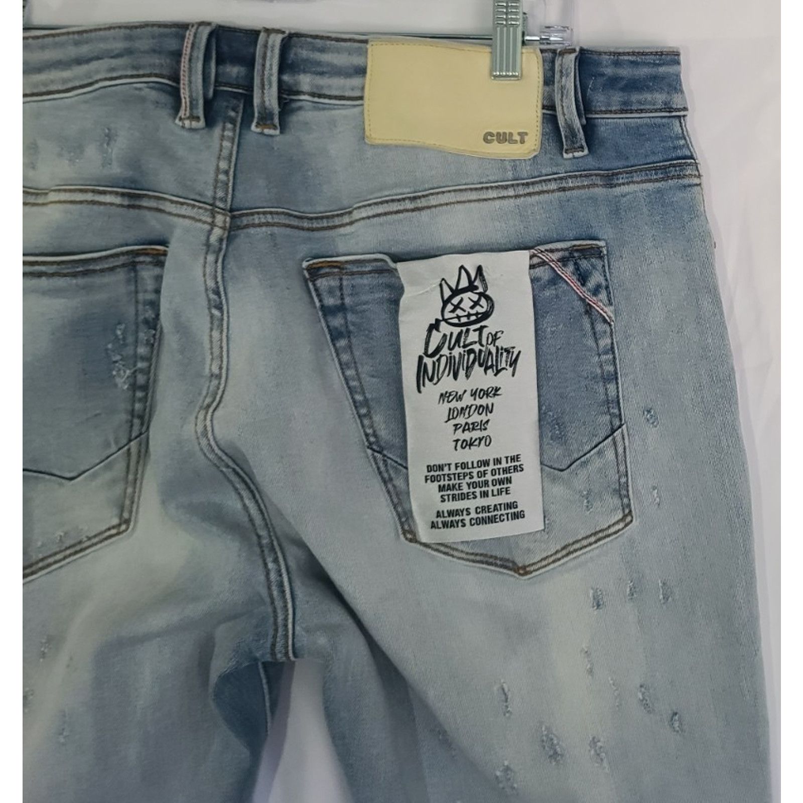 Cult Of Individuality New w Tag Cult of Individuality Buckle Rocker Slim 38 X 33 Size US 38 / EU 54 - 6 Thumbnail