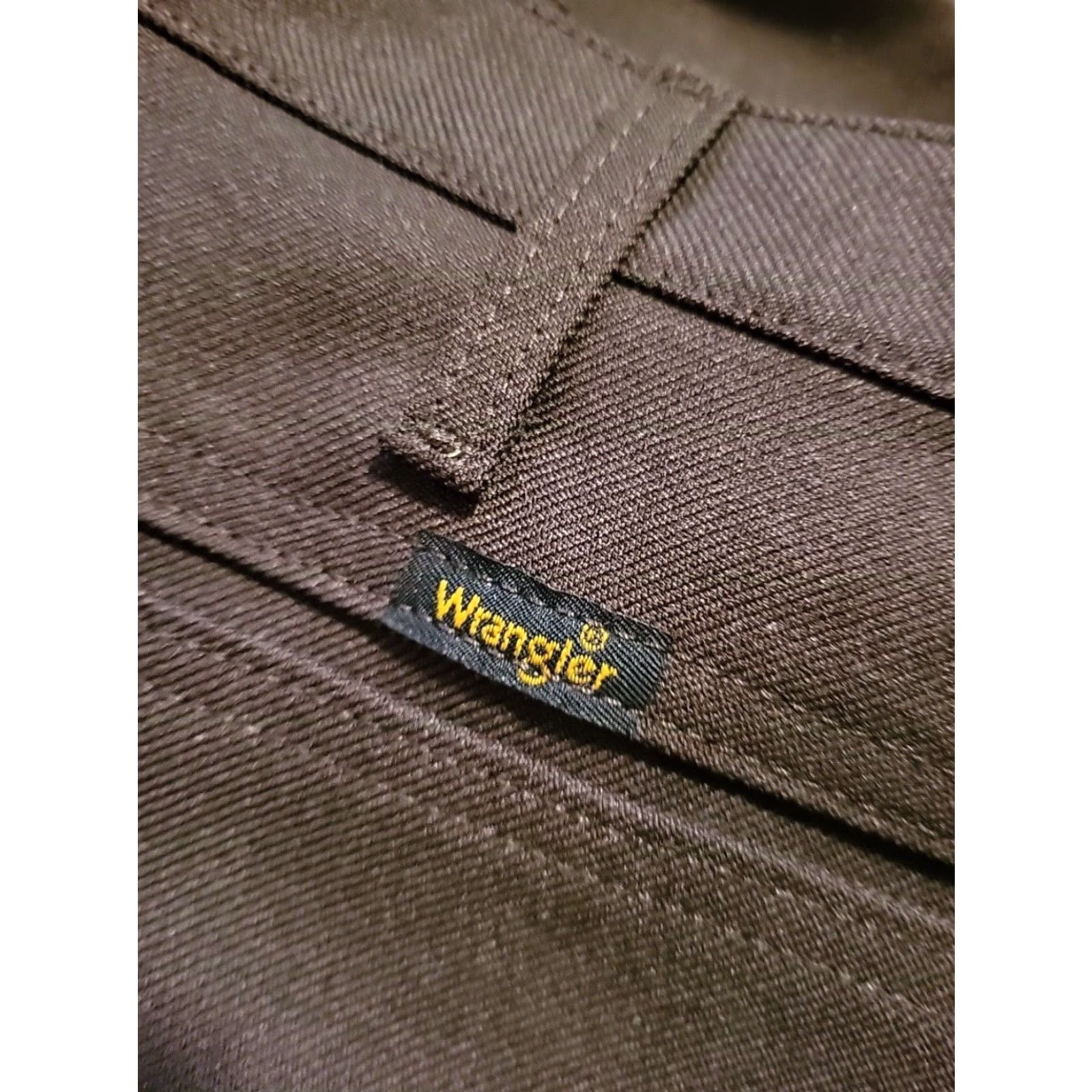 Wrangler VINTAGE Wrangler Cowboy Slacks Pants 40"x32" Brown Polyester Mens 1970s Rockabilly Wrangler Size US 40 / EU 56 - 3 Thumbnail