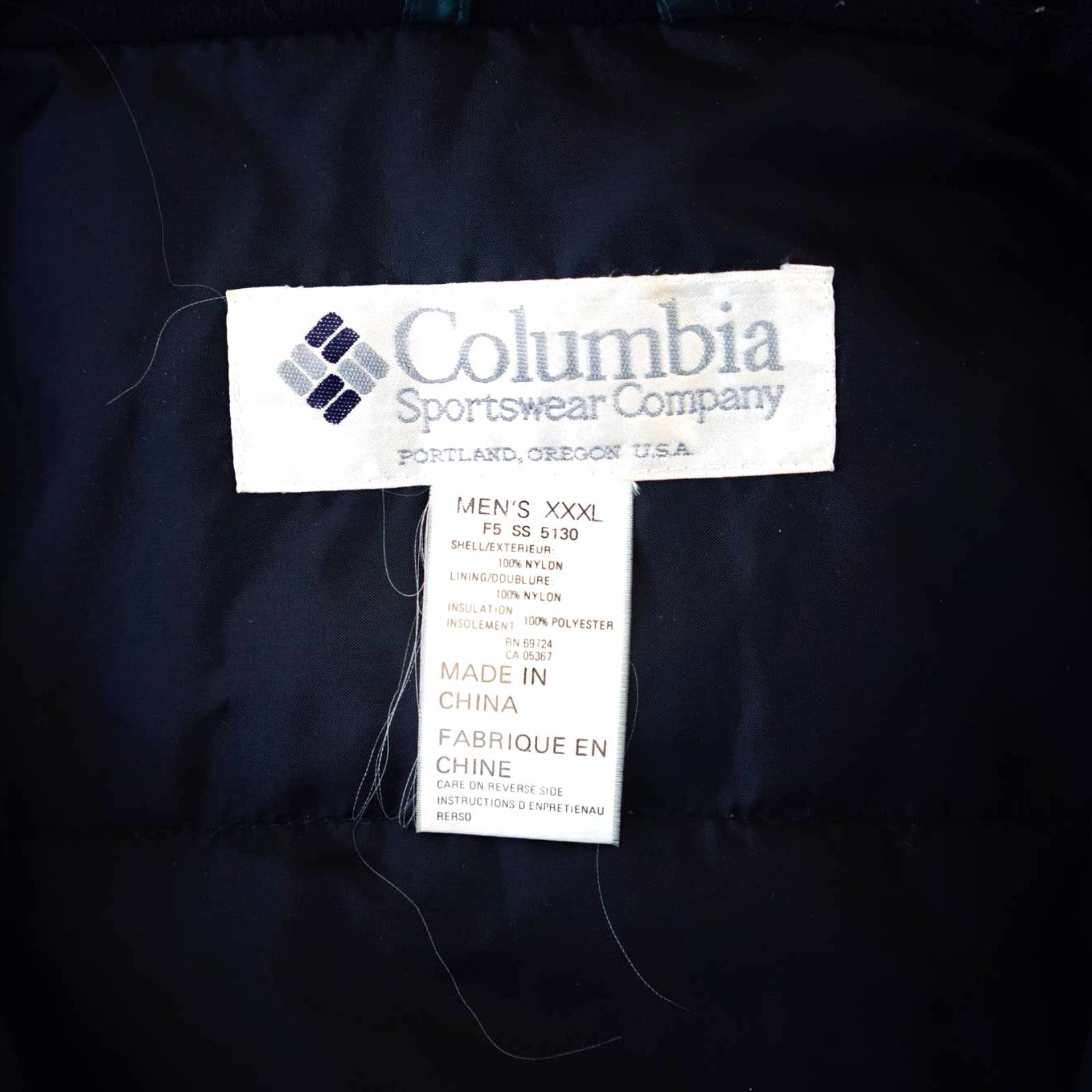 Columbia × Vintage Vintage 90s Columbia Oversized Bomber Jacket Men's 3XL Size US XXL / EU 58 / 5 - 5 Thumbnail