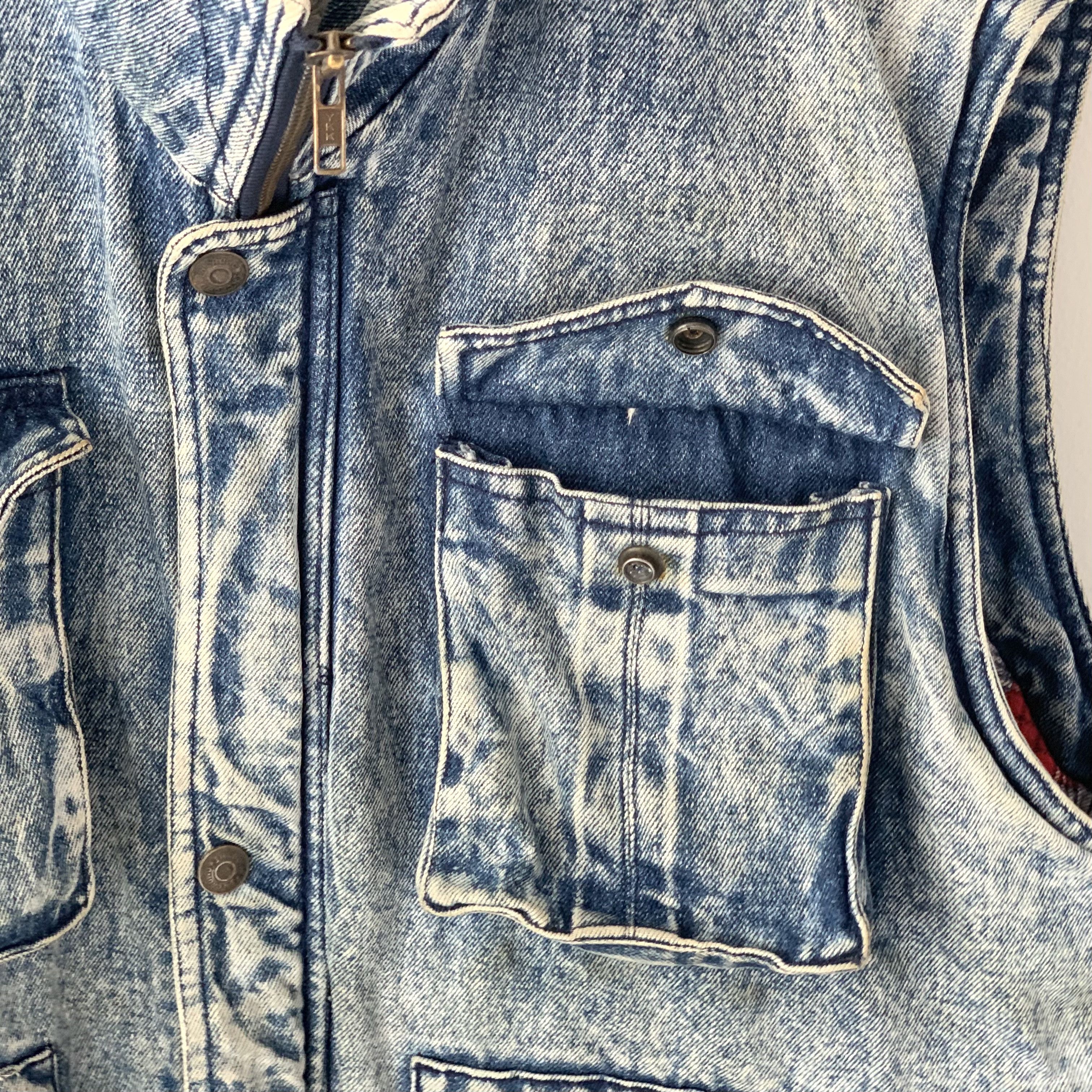 Other vintage 80s denim & flannel vest Size US L / EU 52-54 / 3 - 6 Thumbnail