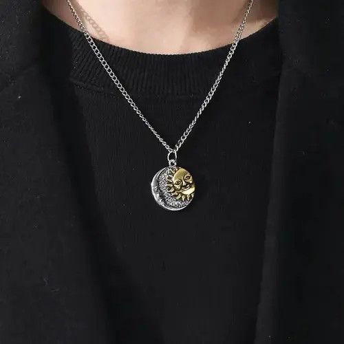 Other Classic Moon Sun Shape Necklace Size ONE SIZE - 2 Thumbnail