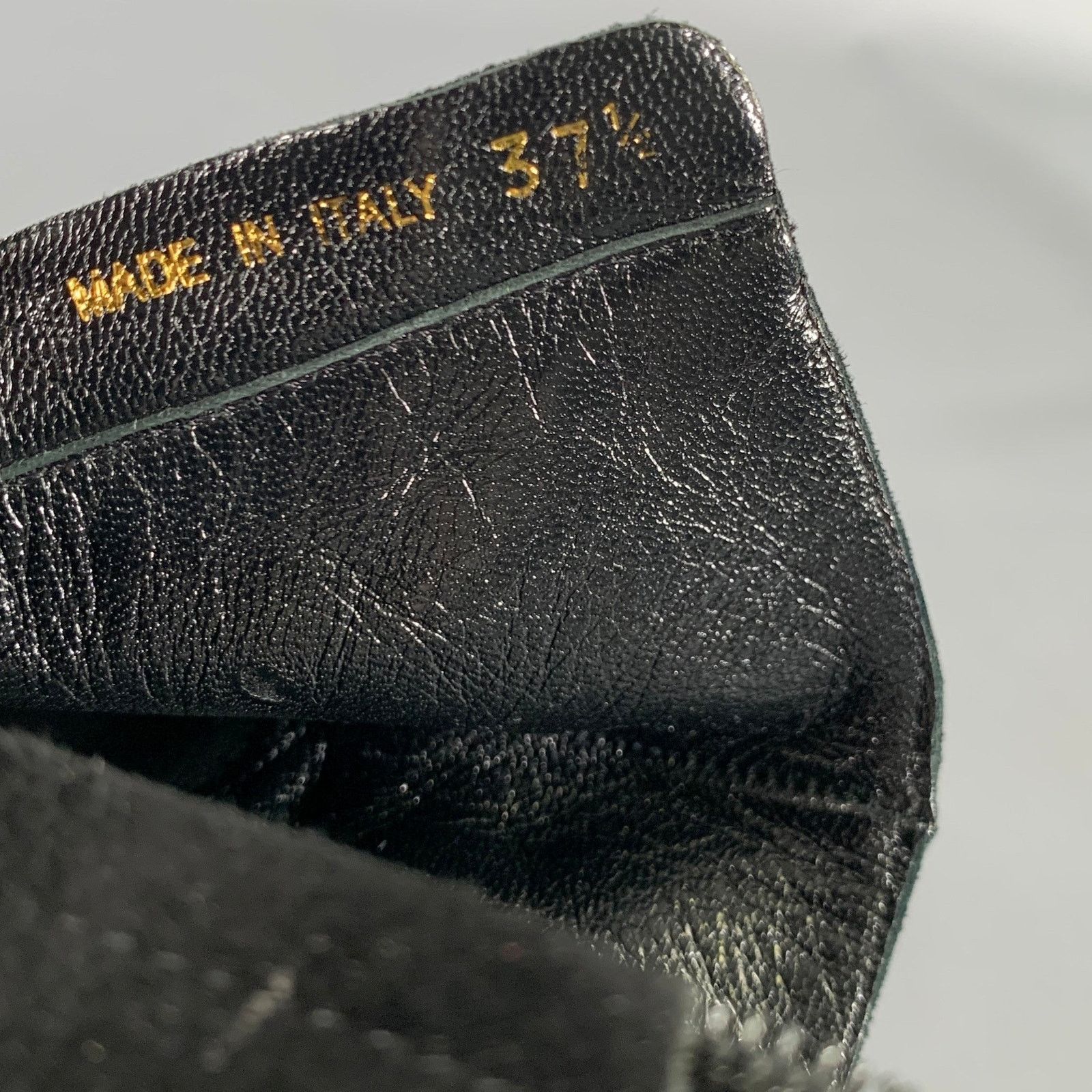 Prada PRADA Size 7.5 Black Suede Textured Side Zipper Boots Size US 7.5 / IT 37.5 - 8 Thumbnail
