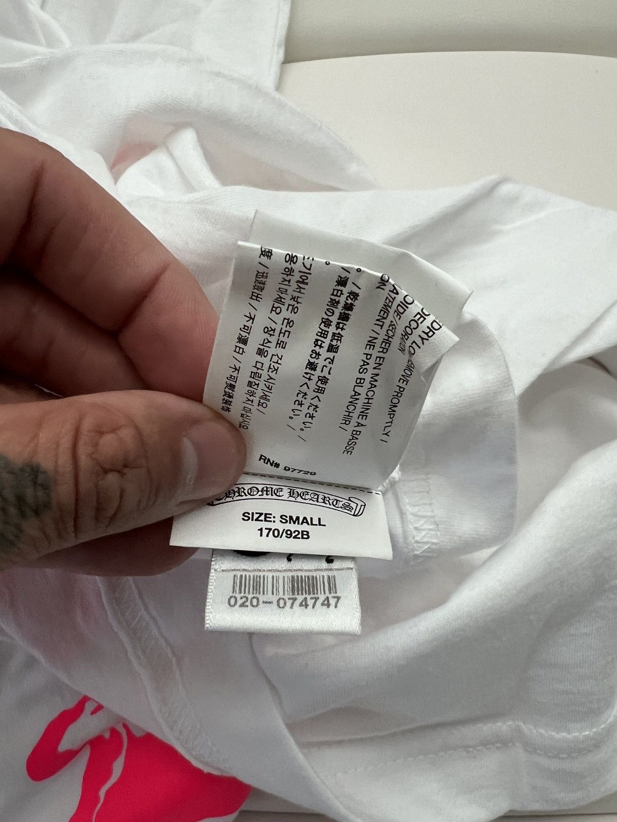 Chrome Hearts Chrome hearts logo t shirt Size US S / EU 44-46 / 1 - 5 Thumbnail