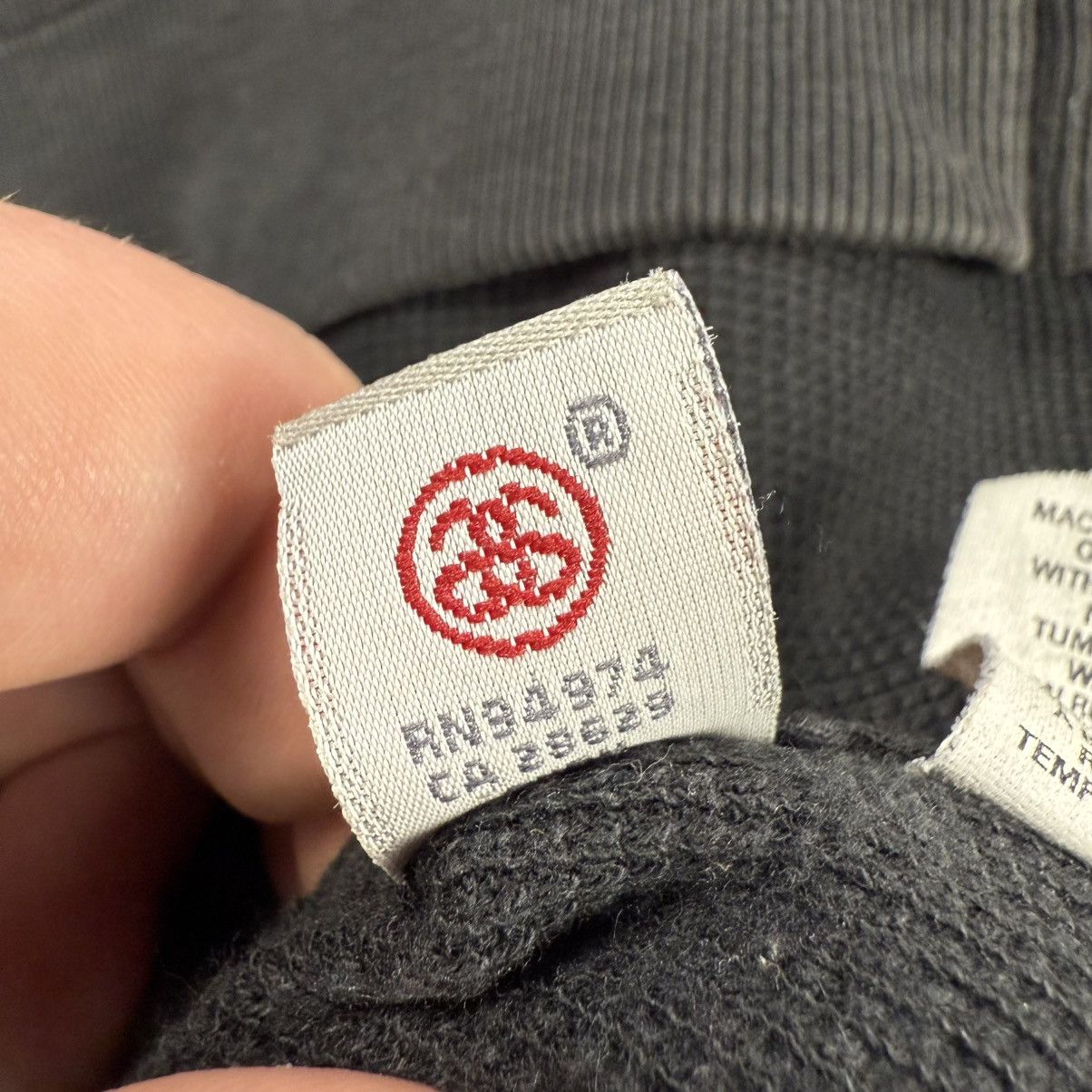 Stussy Stussy & Goodfoot AW/06 Limited Thermal ‘Black’ Zip Hoodie Size US L / EU 52-54 / 3 - 11 Thumbnail