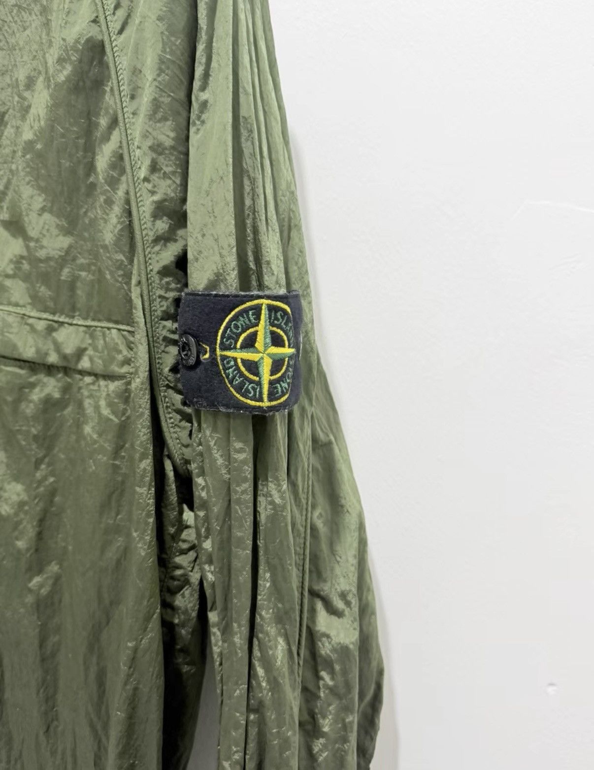 Stone Island 【Stone Island】 22SS Metal Nylon Jacket - Sage Green Size US XL / EU 56 / 4 - 3 Thumbnail
