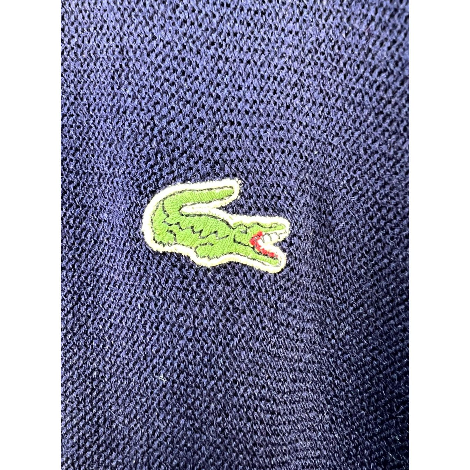 Lacoste VINTAGE Lacoste Shirt Cardigan Sweater Navy XL Men Size US XL / EU 56 / 4 - 5 Thumbnail