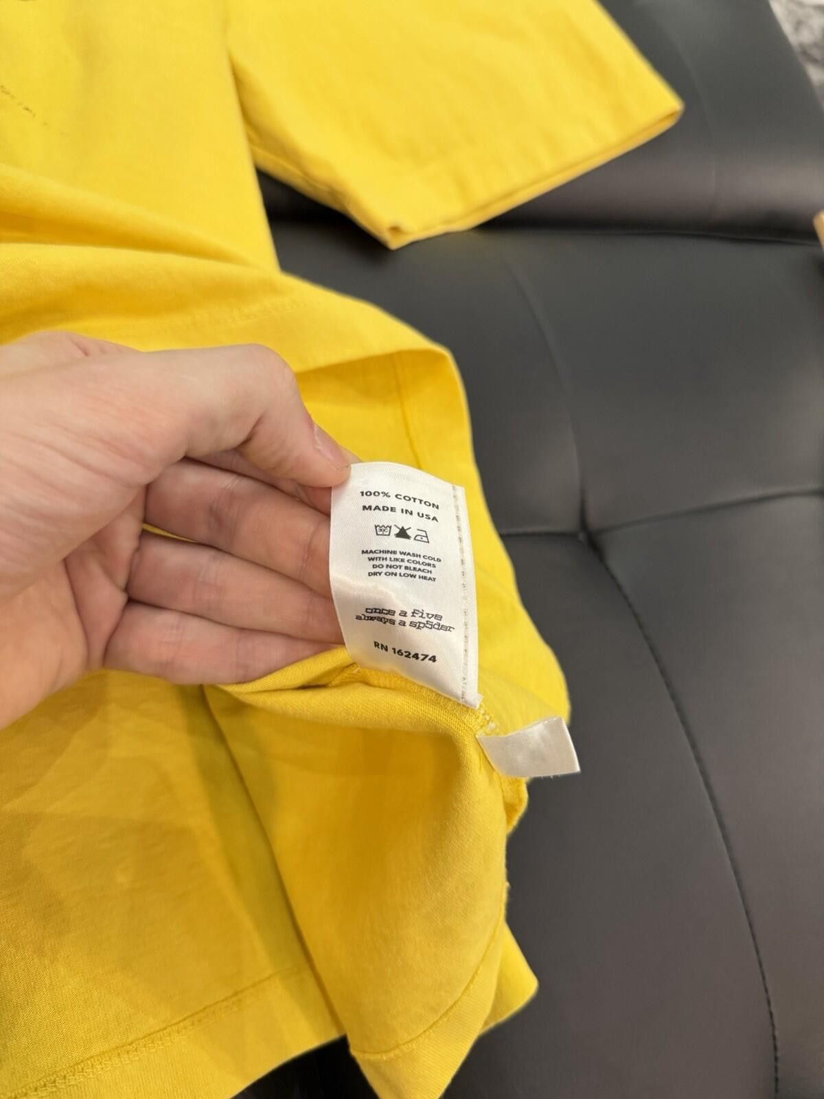 Other Sp5der OG Web V2 Tee Stones Brand New Yellow Size (XL) Size US XL / EU 56 / 4 - 9 Thumbnail