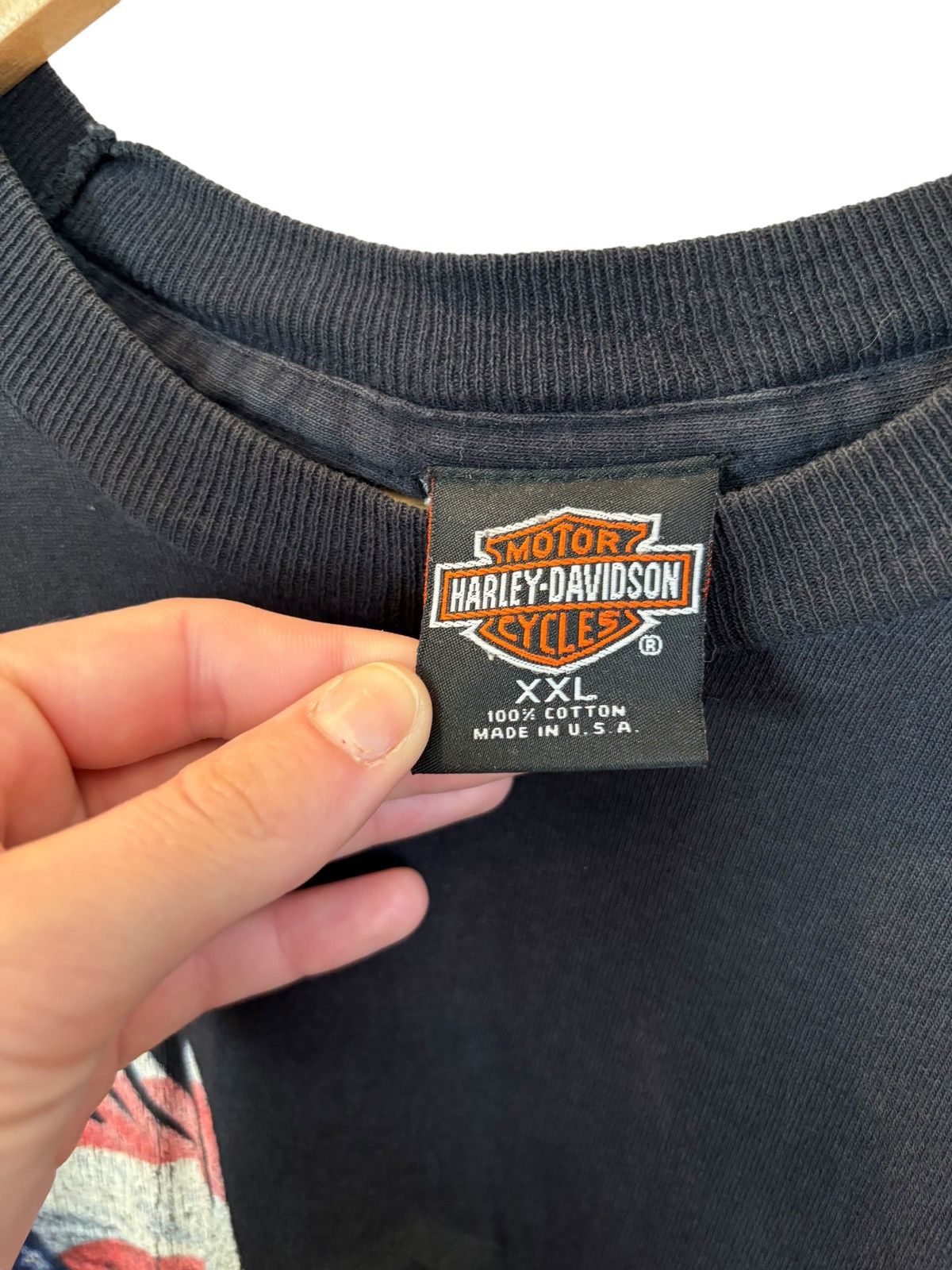Harley Davidson × Vintage Vintage 1998 London, England Harley Davidson T-Shirt Size US XXL / EU 58 / 5 - 5 Thumbnail