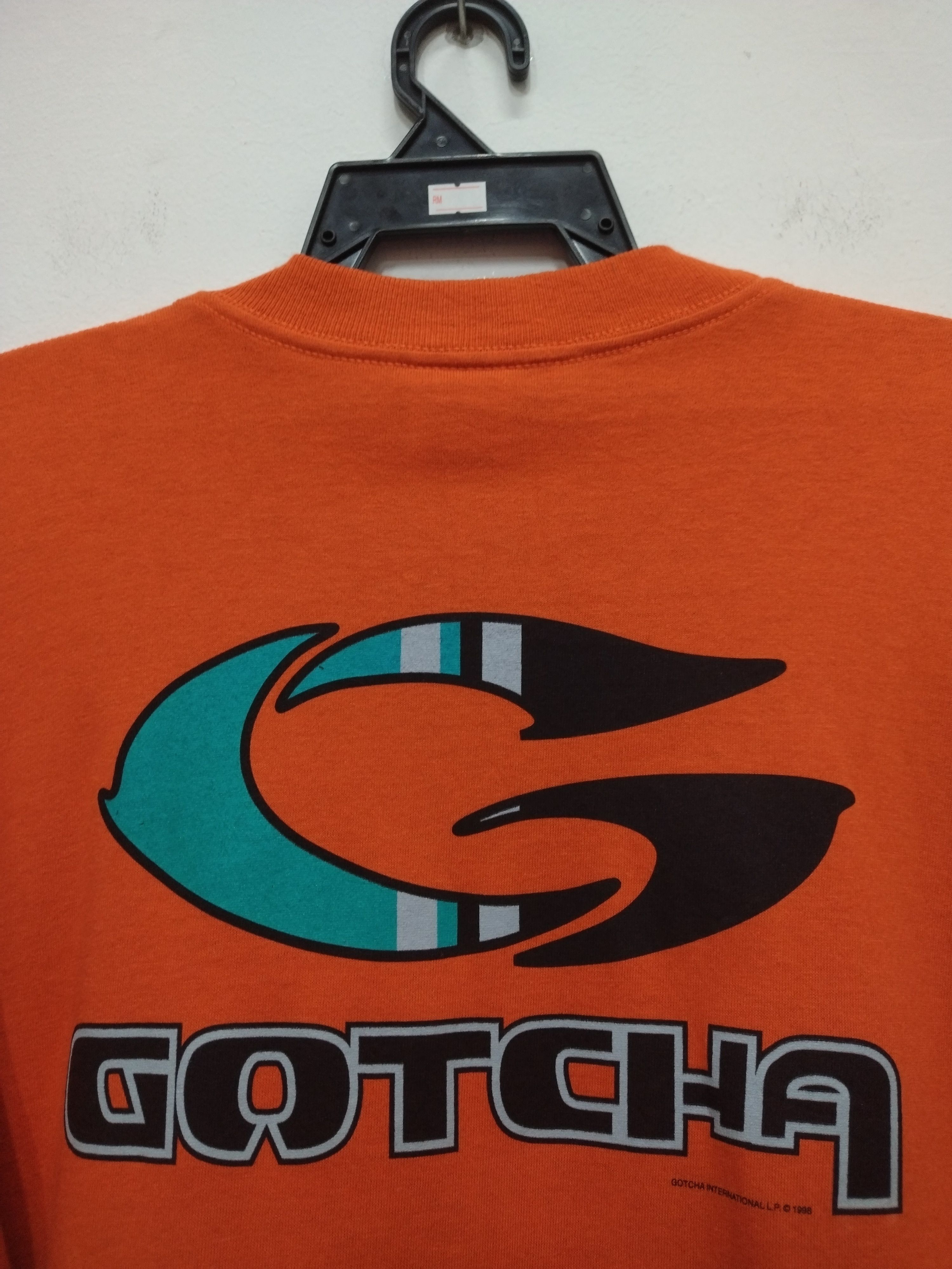 Gotcha Vintage 1998 GOTCHA L/SLEEVE tee surf skate made in usa Size US L / EU 52-54 / 3 - 7 Thumbnail