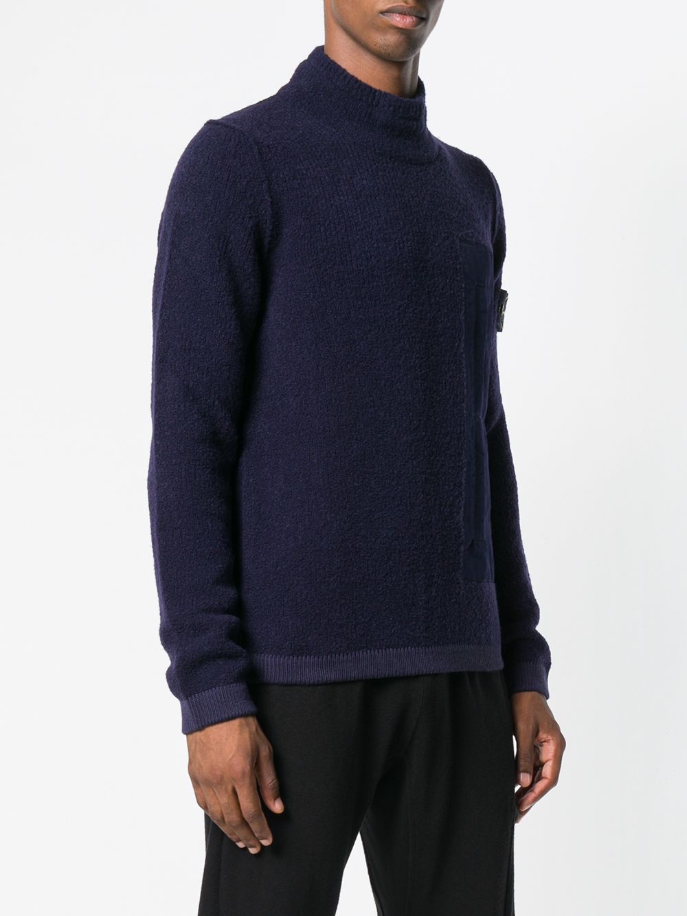 Stone Island Stone Island wool Boucle Sweater Size US L / EU 52-54 / 3 - 4 Thumbnail