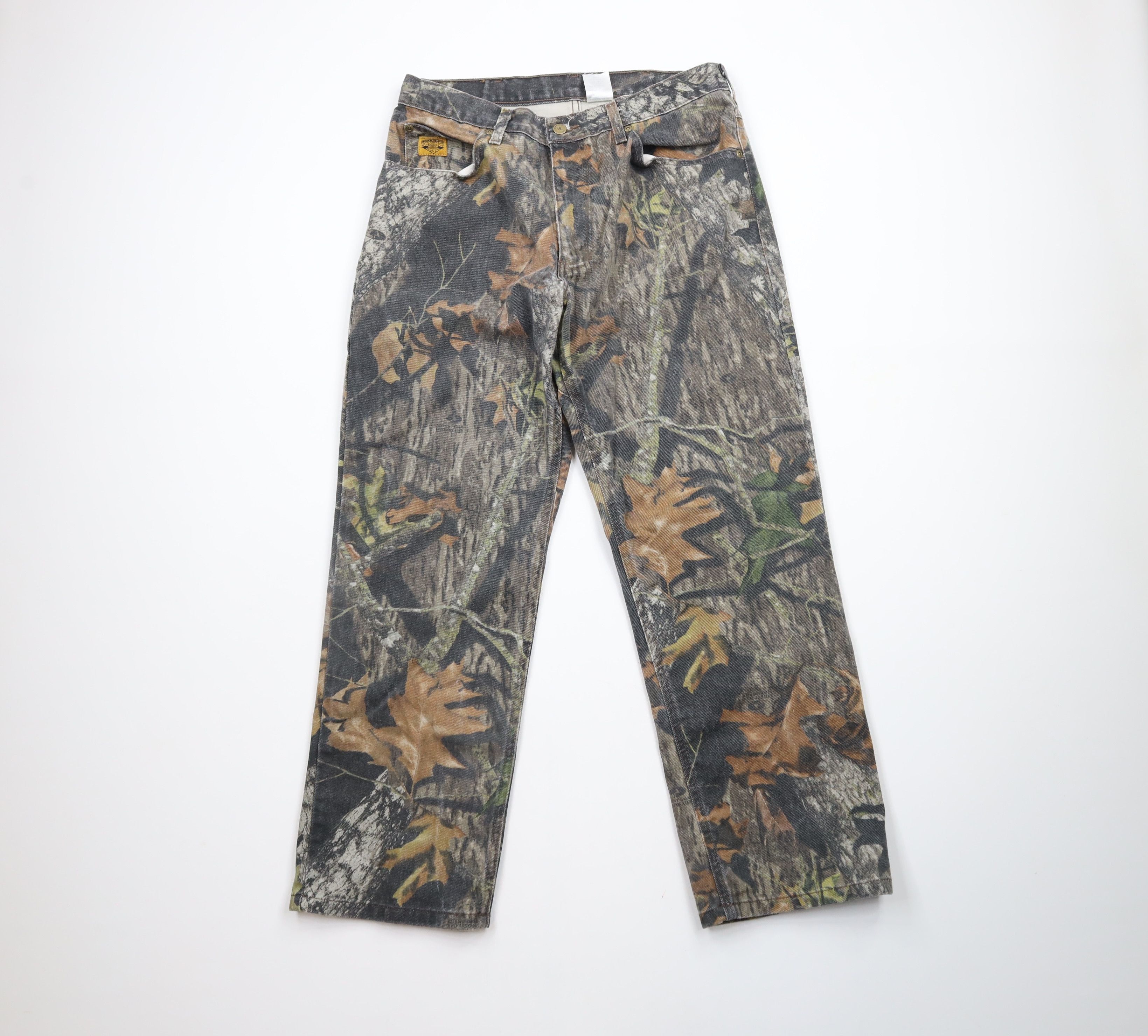 Vintage Vintage 90s Streetwear Camouflage Gusseted Denim Jeans Size US 32 / EU 48 - 1 Thumbnail