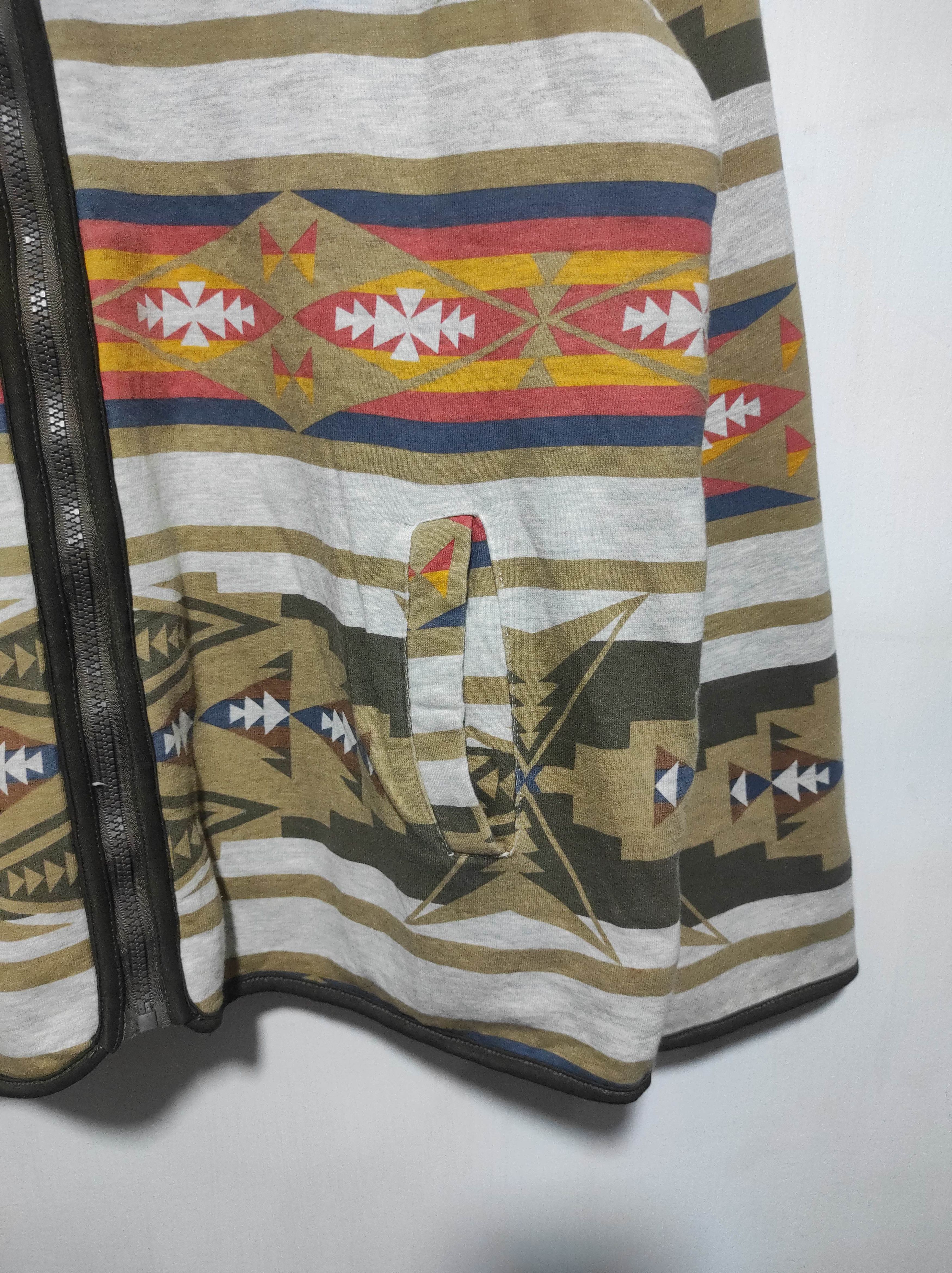 If Six Was Nine 291295 LABO Sherpa Zip Fur Hoodie Navajo Design Size US M / EU 48-50 / 2 - 6 Thumbnail