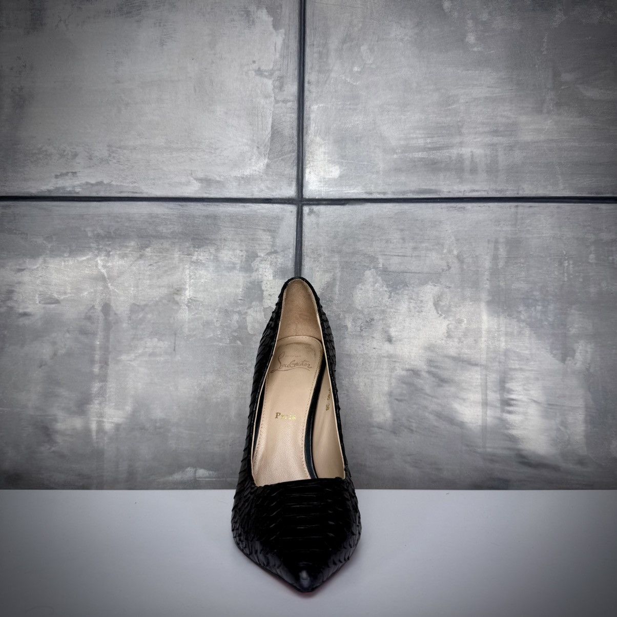 Christian Louboutin Python heels 38 Size US 8 / IT 38 - 3 Thumbnail