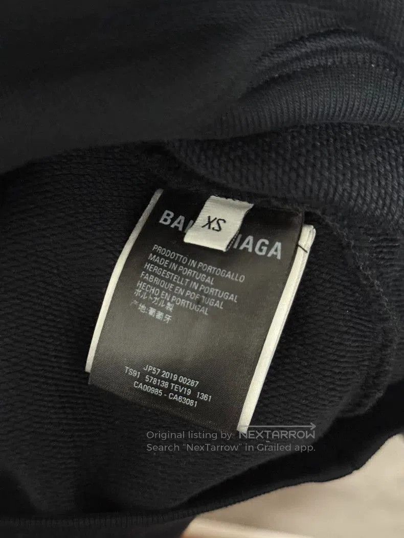 Balenciaga Balenciaga Lock Logo Black Hoodie. Size US XS / EU 42 / 0 - 7 Thumbnail