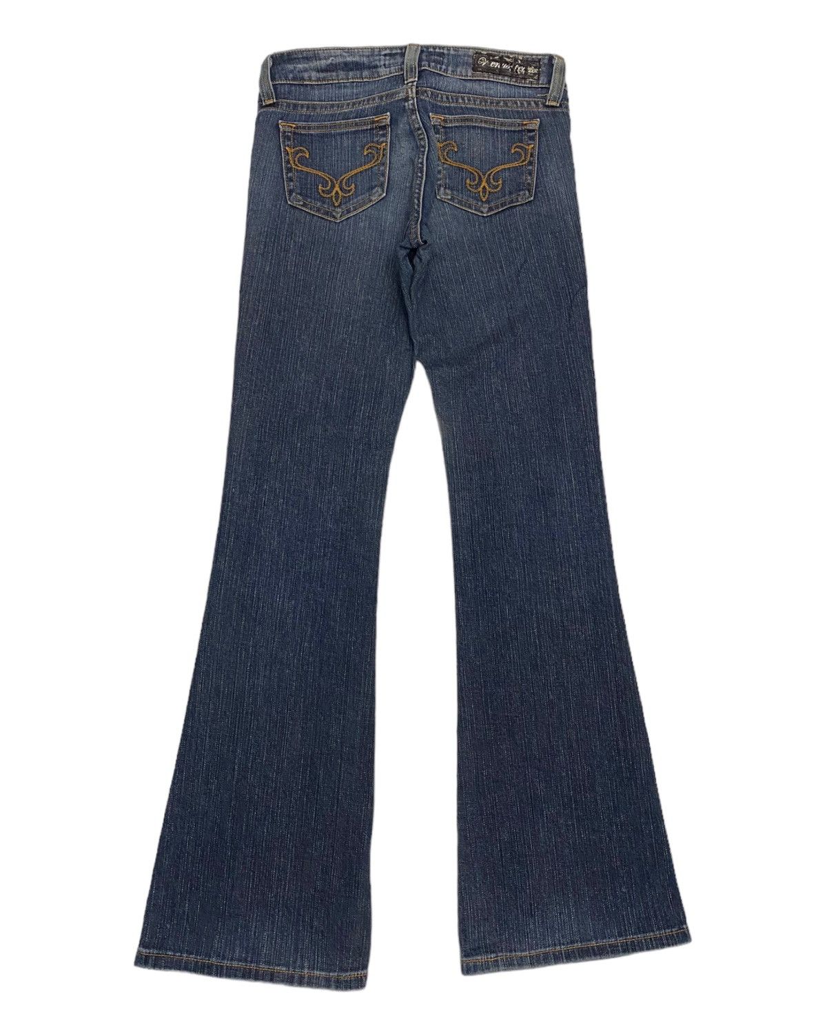 Edwin FLARE JEANS EDWIN VIENUS BOOTCUT DISTRESSED DENIM Size 28" / US 6 / IT 42 - 3 Thumbnail