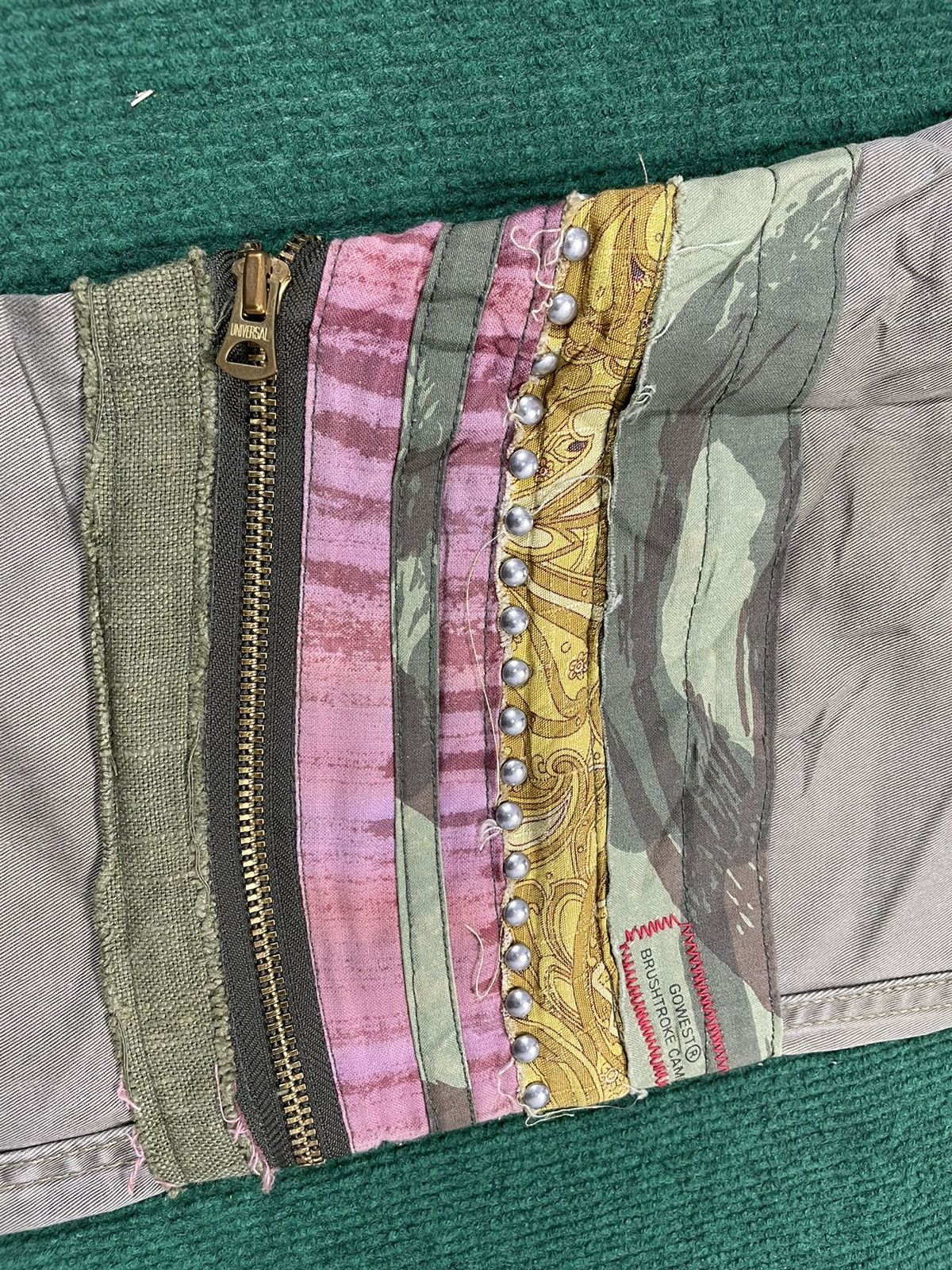If Six Was Nine × Japanese Brand Go West Brushstroke Camo Japanese Military Outdoor Pants Size US 31 - 6 Thumbnail