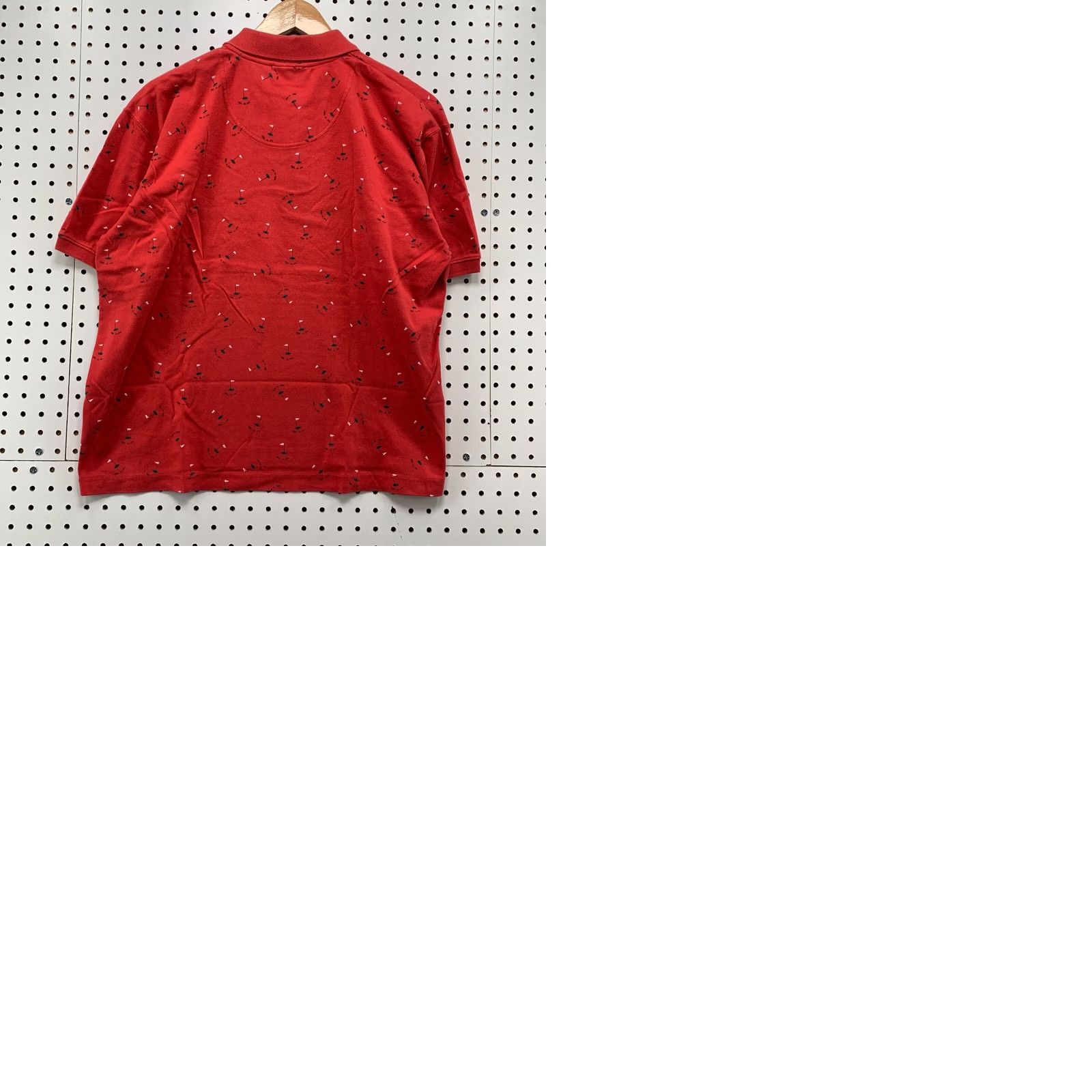 Liz Claiborne Liz Claiborne Polo Shirt AOP All Over Flag Logo Womens Large FIts 23.5x25 Polo Shirt Mens Womens Girls Boys Size L / US 10 / IT 46 - 10 Thumbnail