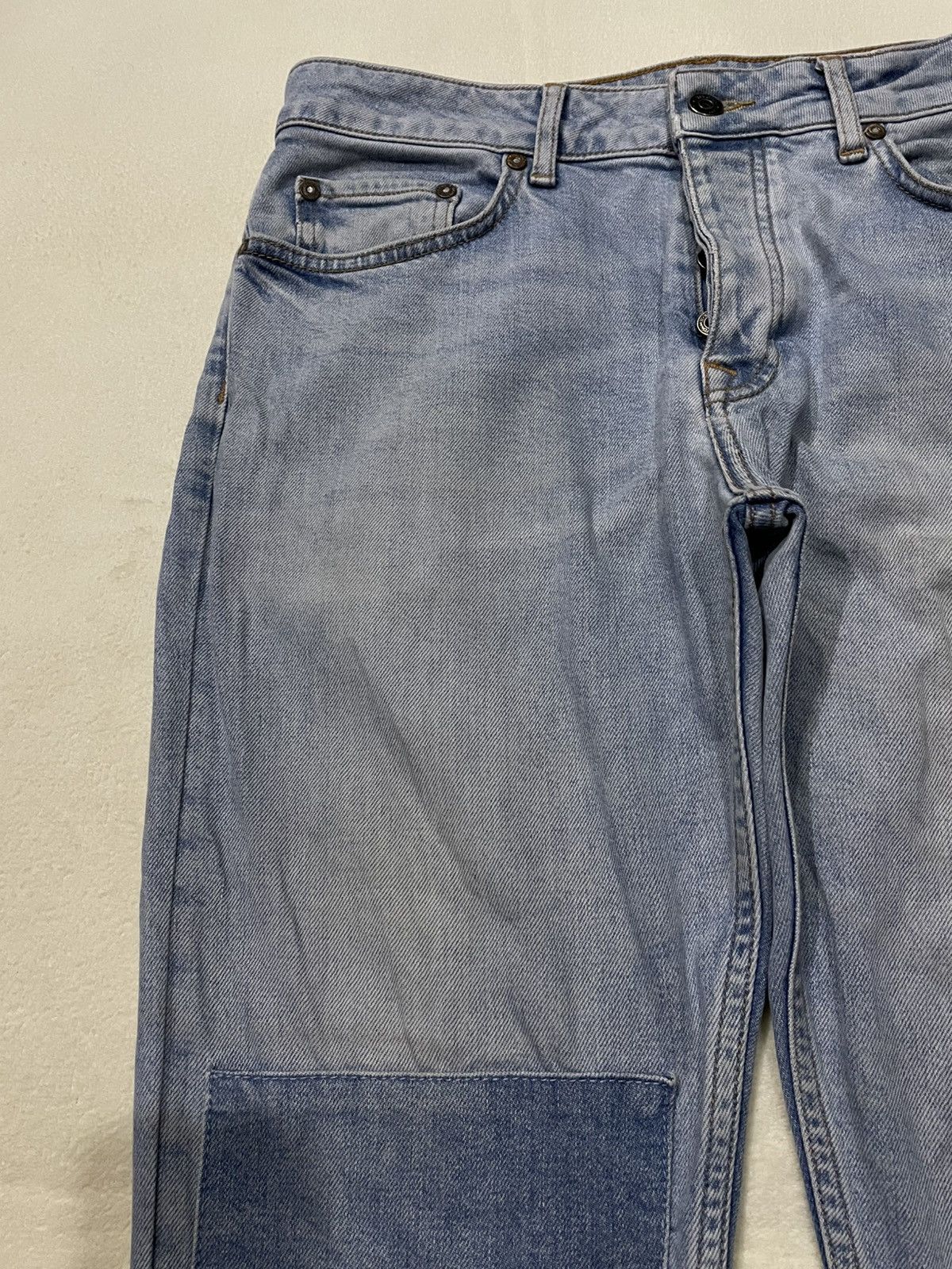 Topman Vintage Topman Skinny Mudwash Ripped Denim Jeans Size US 33 - 5 Thumbnail