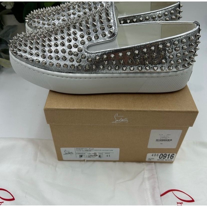 Christian Louboutin Christian Louboutin spike boat, leather sneakers size 41 Size US 8 / EU 41 - 11 Thumbnail