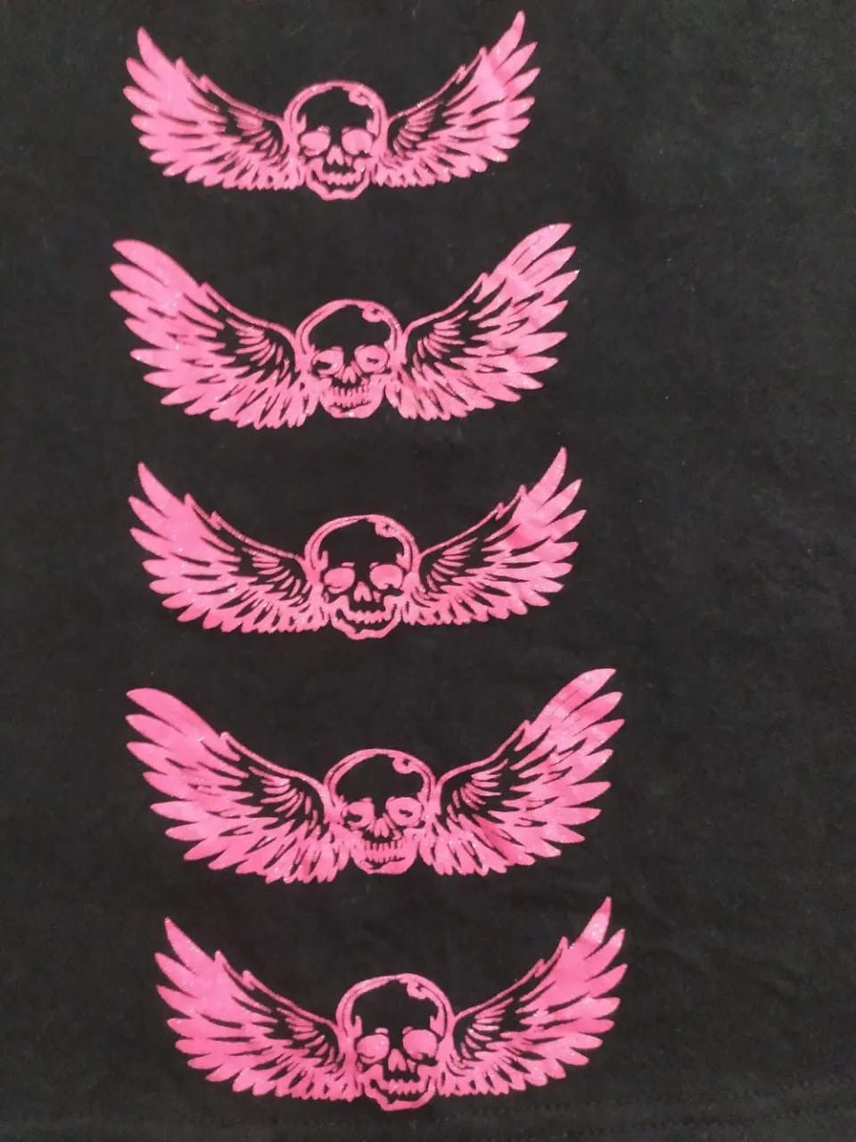 Japanese Brand Punk Skull and Angel Wings Design Sleeveless Stretch Size S / US 4 / IT 40 - 2 Thumbnail