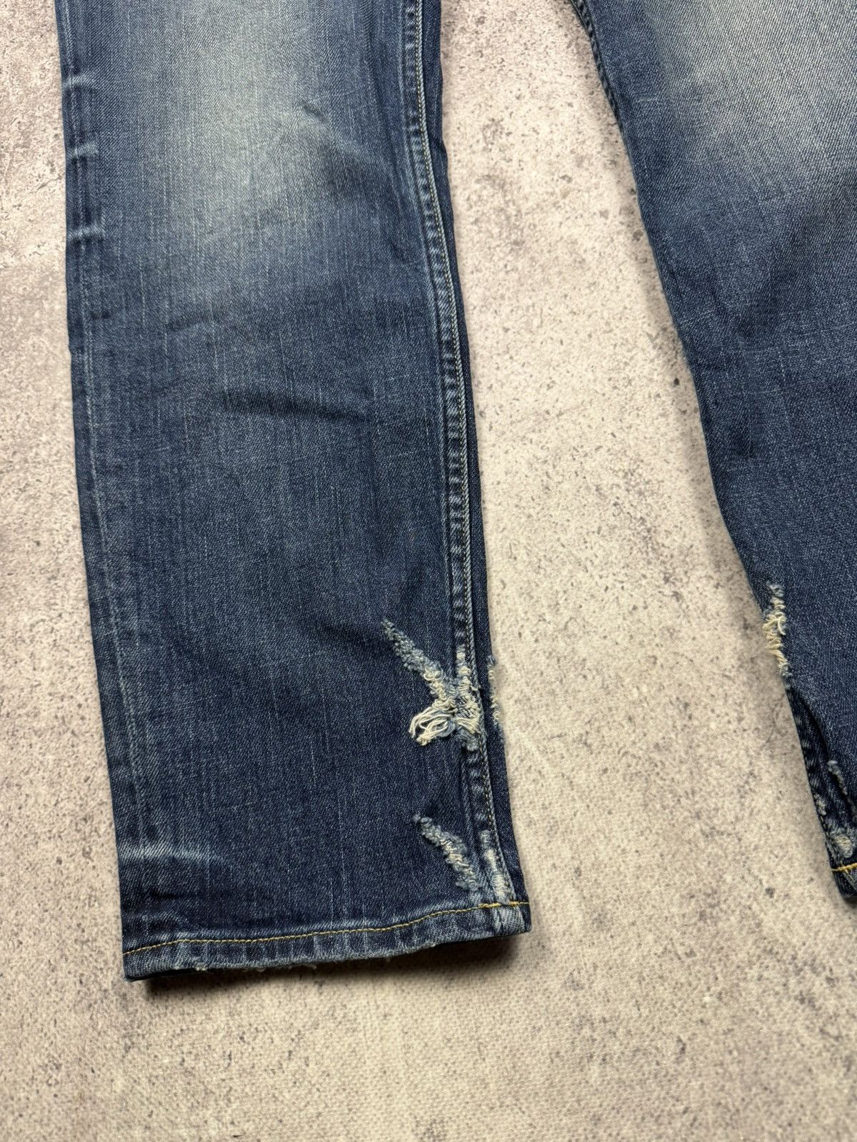 DEPARTMENT5 DEPARTMENT FIVE DRAKE DENIM DISTRESSED Y2K JEANS NEW❗️ Size US 33 - 6 Thumbnail