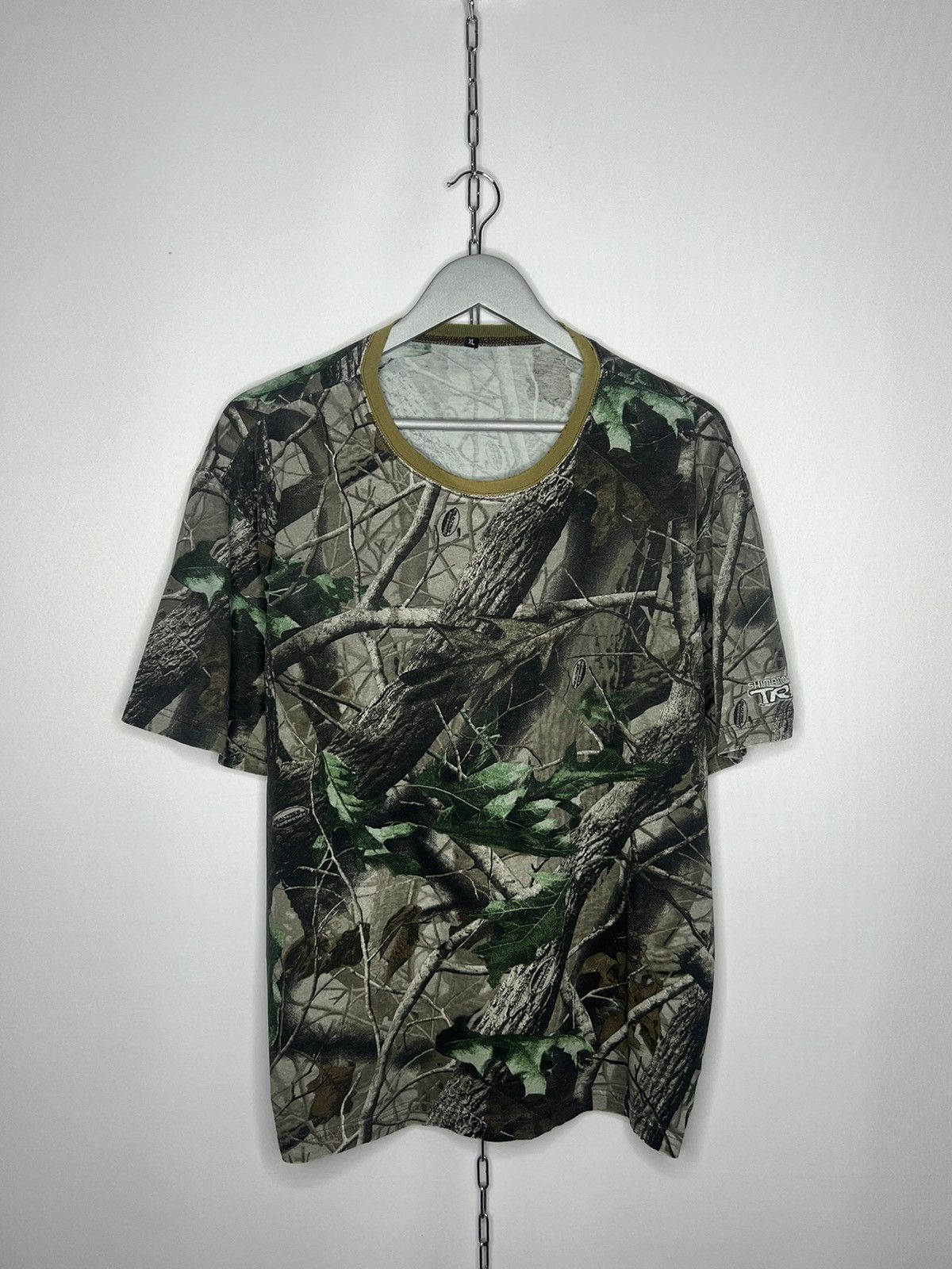 Hunter × Realtree × Vintage 🔥Crazy Vintage Y2K Realtree Camo Boxy Esseltial Skater Tee🔥 Size US XL / EU 56 / 4 - 1 Thumbnail