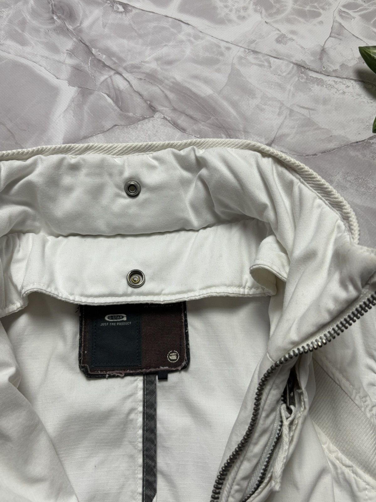 G-Star G-Star RAW Y2K 2000s Utility Military Jacket White Womens M Size M / US 6-8 / IT 42-44 - 12 Thumbnail