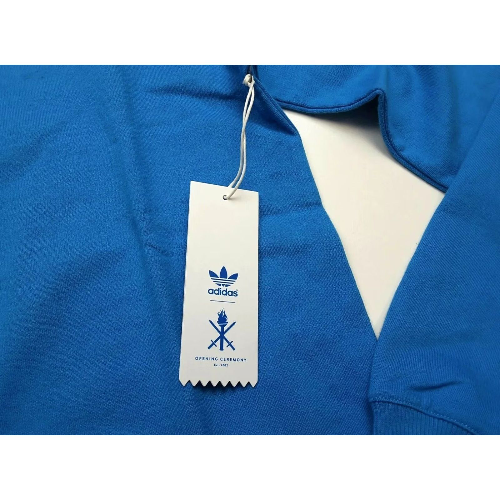 Adidas Adidas Opening Ceremony Henley Pullover Pool Blue S Mens Authentic 2012 Olympics Size US S / EU 44-46 / 1 - 4 Thumbnail