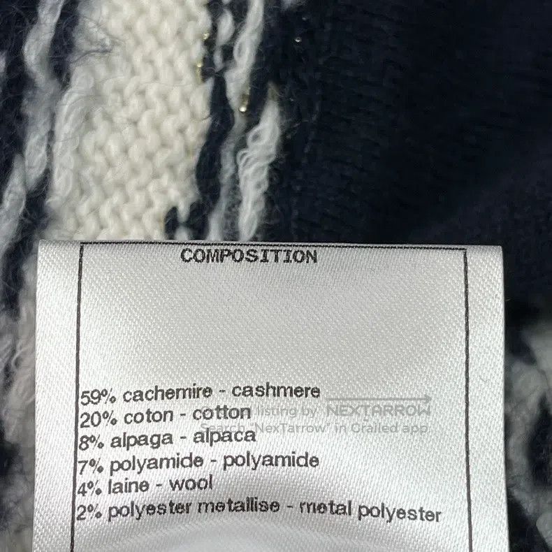 Chanel Chanel 22B blue and black striped knitted cardigan coat Size XS / US 0-2 / IT 36-38 - 5 Thumbnail