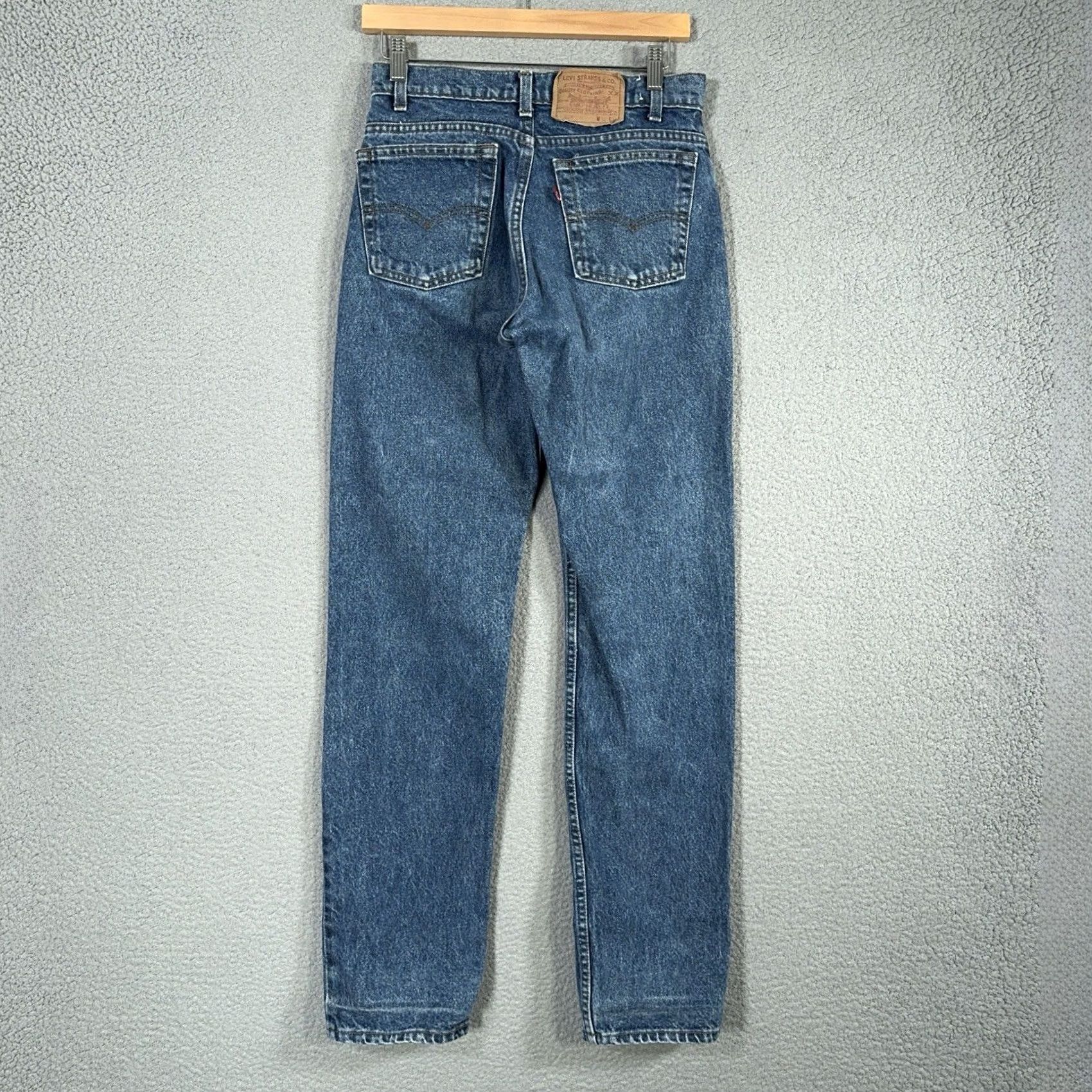 Levi's VINTAGE Levi's 505 Jeans Men 30x33 Blue Denim 585 Button 90s Made in USA USA Retro Classic 5-Pocket Logo 90s Levi's 505 Men Jeans Size US 30 / EU 46 - 2 Thumbnail