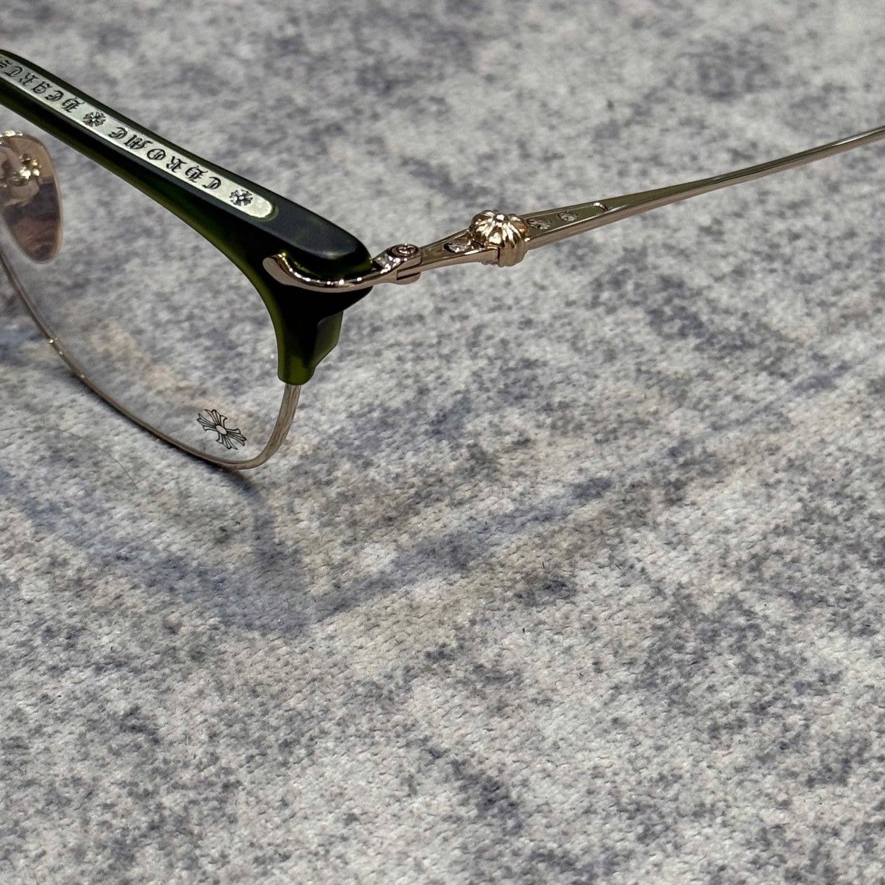 Chrome Hearts CHROME HEARTS SLUNTRADICTION Matte Dark Olive/Gold Plated Size ONE SIZE - 2 Thumbnail