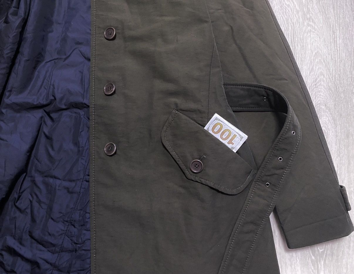 Aspesi Alberto Aspesi Thermore Insulated Khaki Green Trench Coat Size M / US 6-8 / IT 42-44 - 14 Thumbnail
