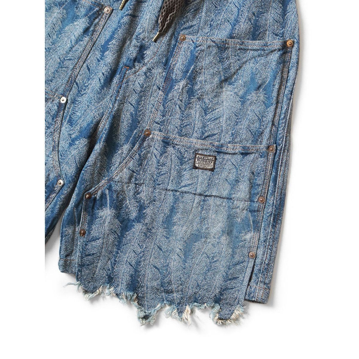 Kapital Kapital 12oz Magpie Denim W Knee Easy Shorts pants size2 Size US 32 / EU 48 - 4 Thumbnail