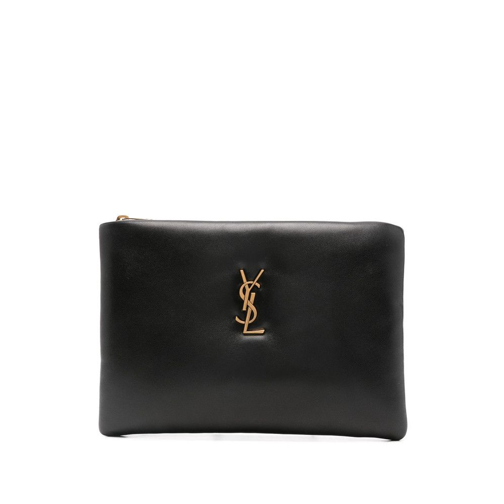 Saint Laurent Paris Saint Laurent BLACK Clutch Bags Size ONE SIZE - 1 Thumbnail