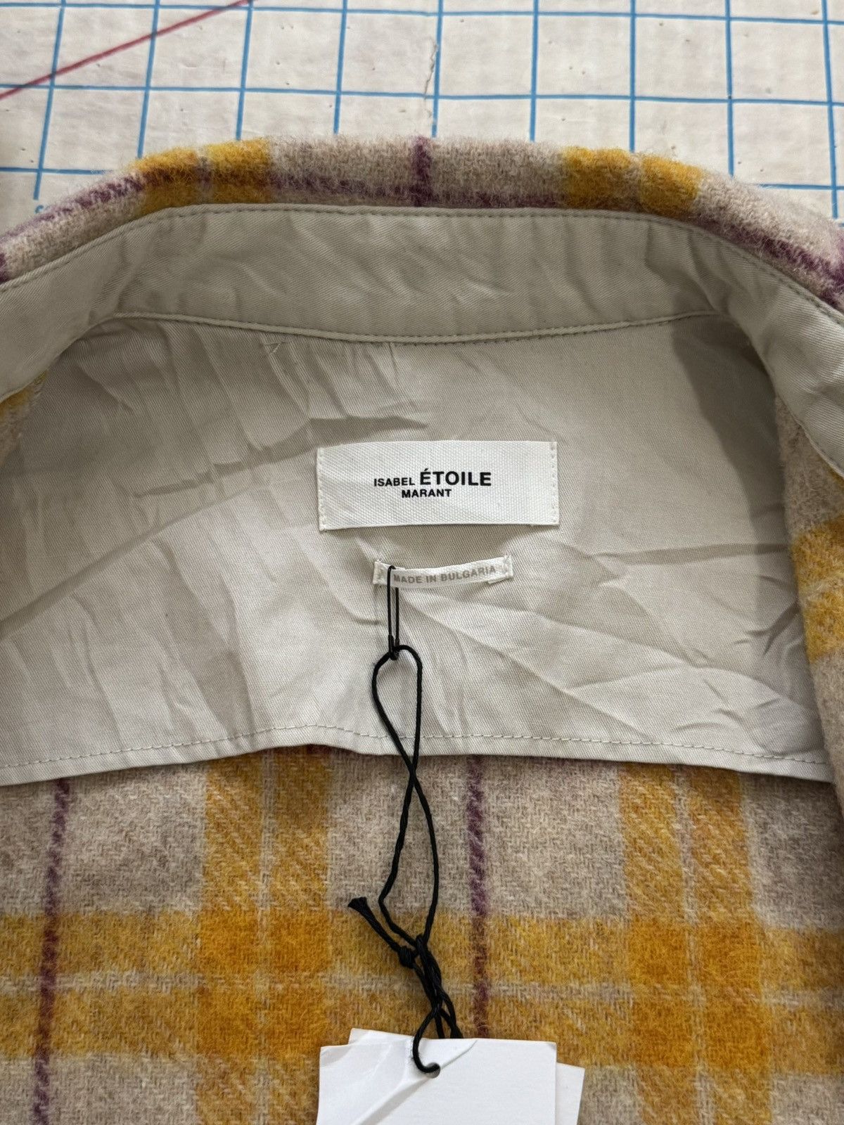 Isabel Marant Etoile NWT Isabel Etoile Marant Yellow Faxonli Wool Shacket Size 36 Size M / US 6-8 / IT 42-44 - 8 Thumbnail