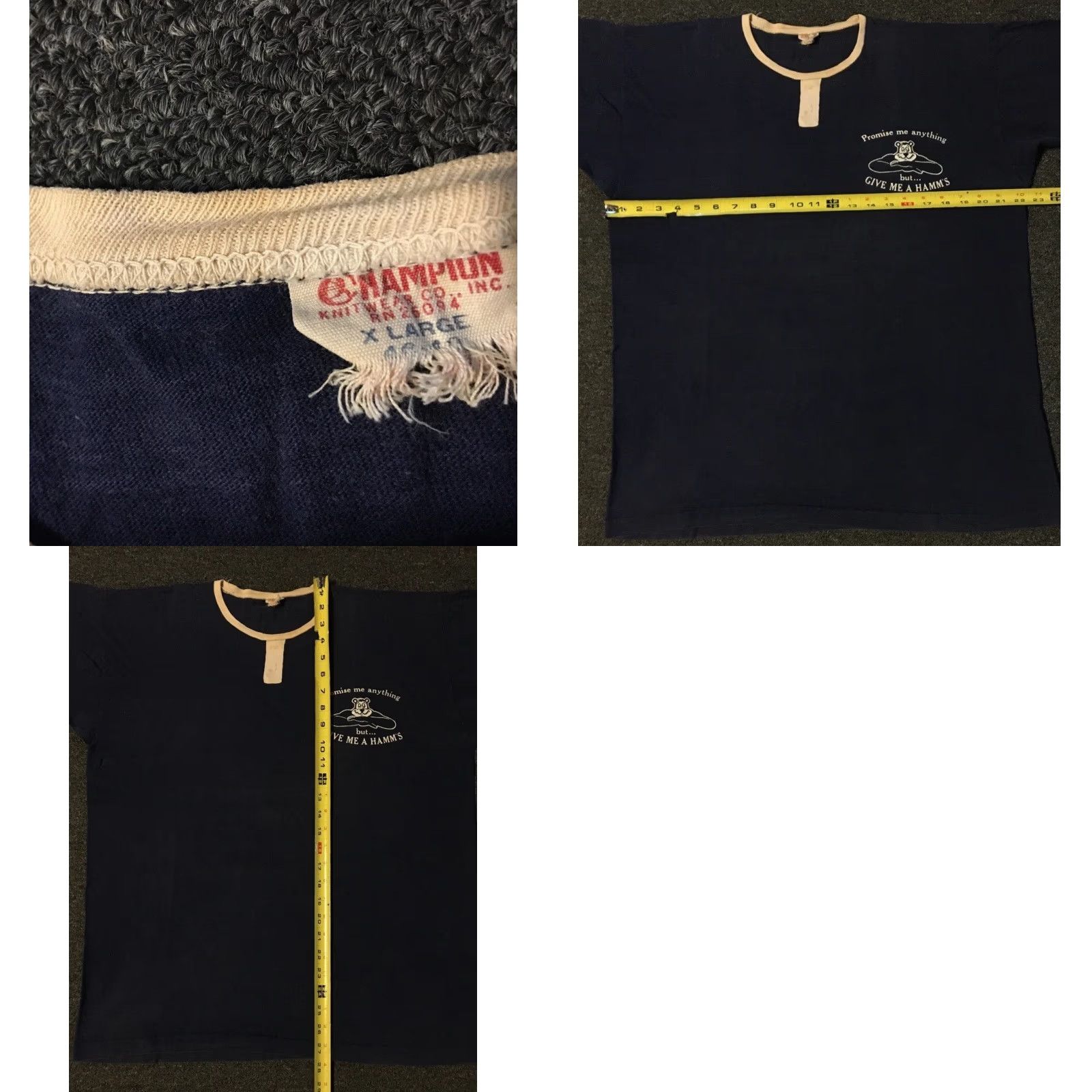 Champion VINTAGE Champion 60s Beer Promo Shirt M USA Bar Grunge Size US M / EU 48-50 / 2 - 9 Thumbnail