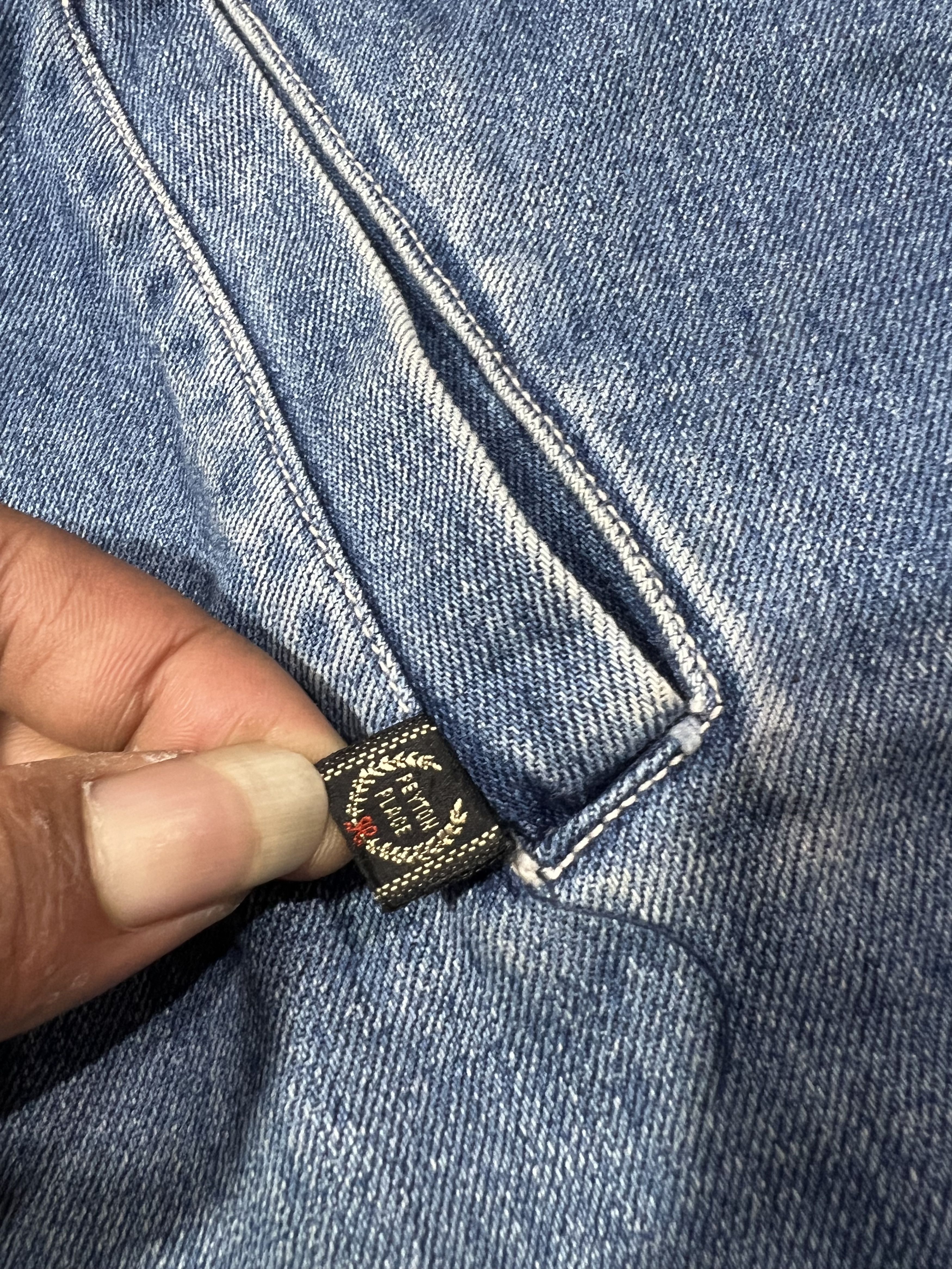 PPFM 2000s Archival PPFM Japanese Poem Denim Jeans y2k Lgb Ifsix Size US L / EU 52-54 / 3 - 7 Thumbnail