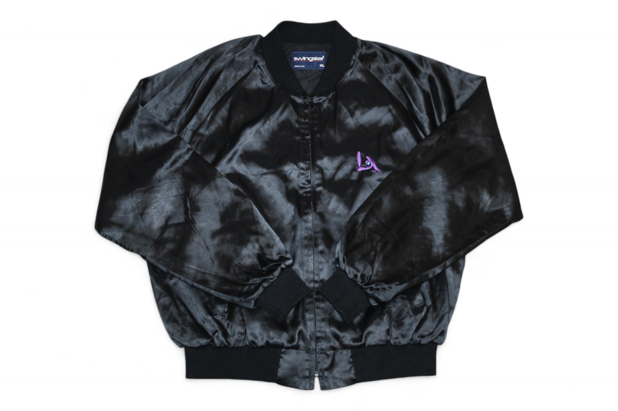 Vintage VTG Swingster L.A. on Location atlas satin bomber jacket Size US XL / EU 56 / 4 - 1 Thumbnail