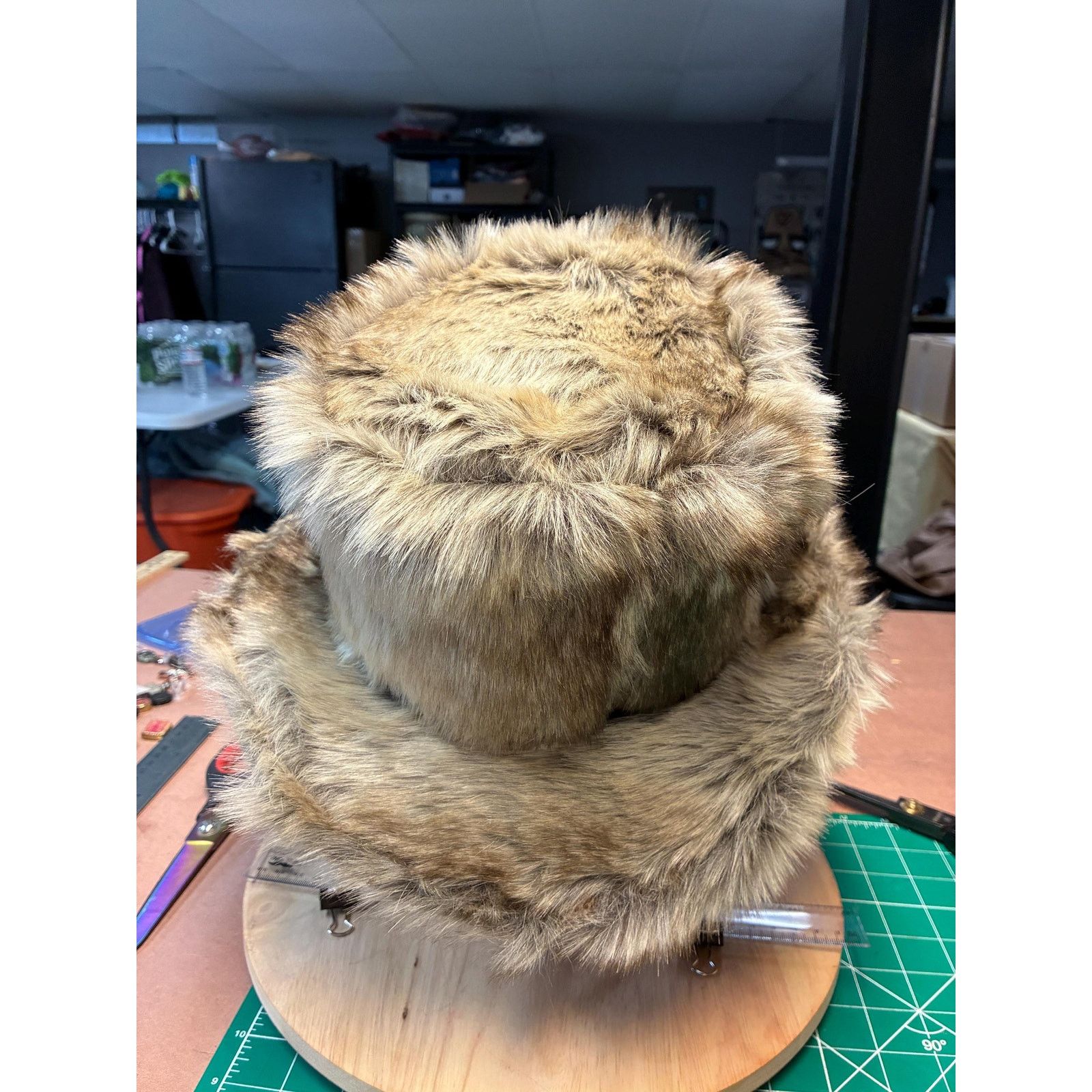 Other Upcycled Faux Fur Bucket Hat – Leopard Lined, Floppy Brim Size ONE SIZE - 5 Thumbnail