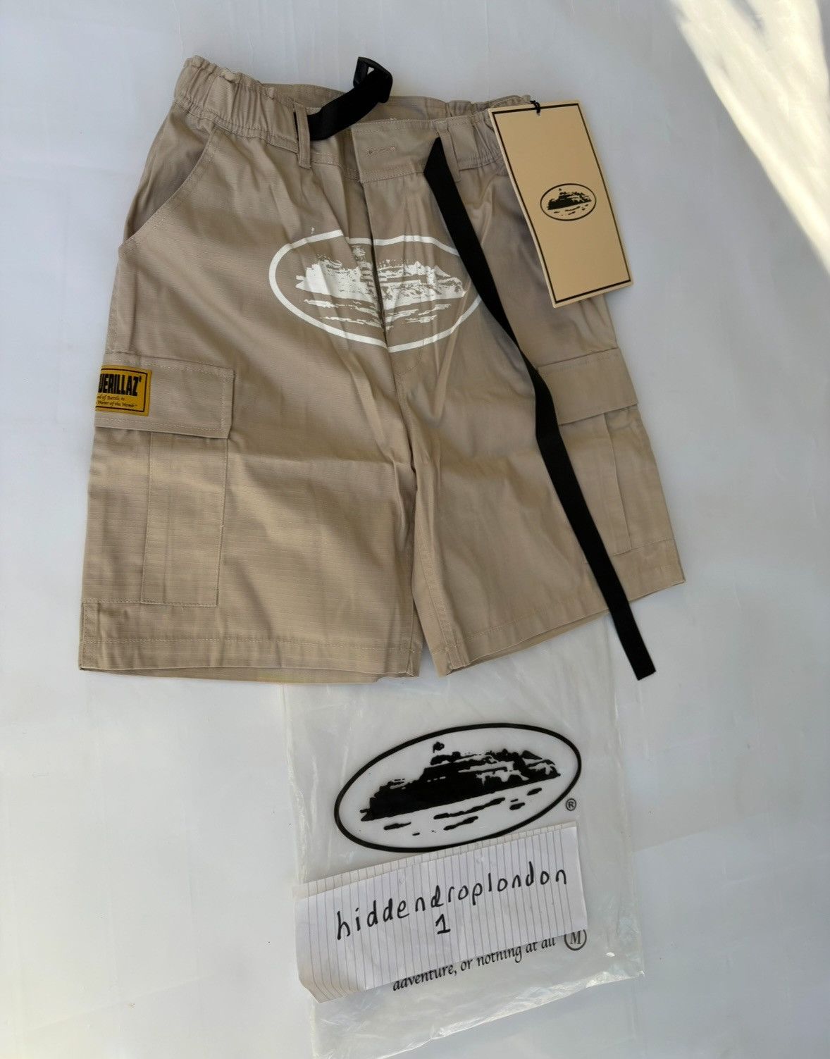 Corteiz Corteiz Rtw Beige OG Alcatraz Combat Shorts Size US 30 / EU 46 - 2 Thumbnail