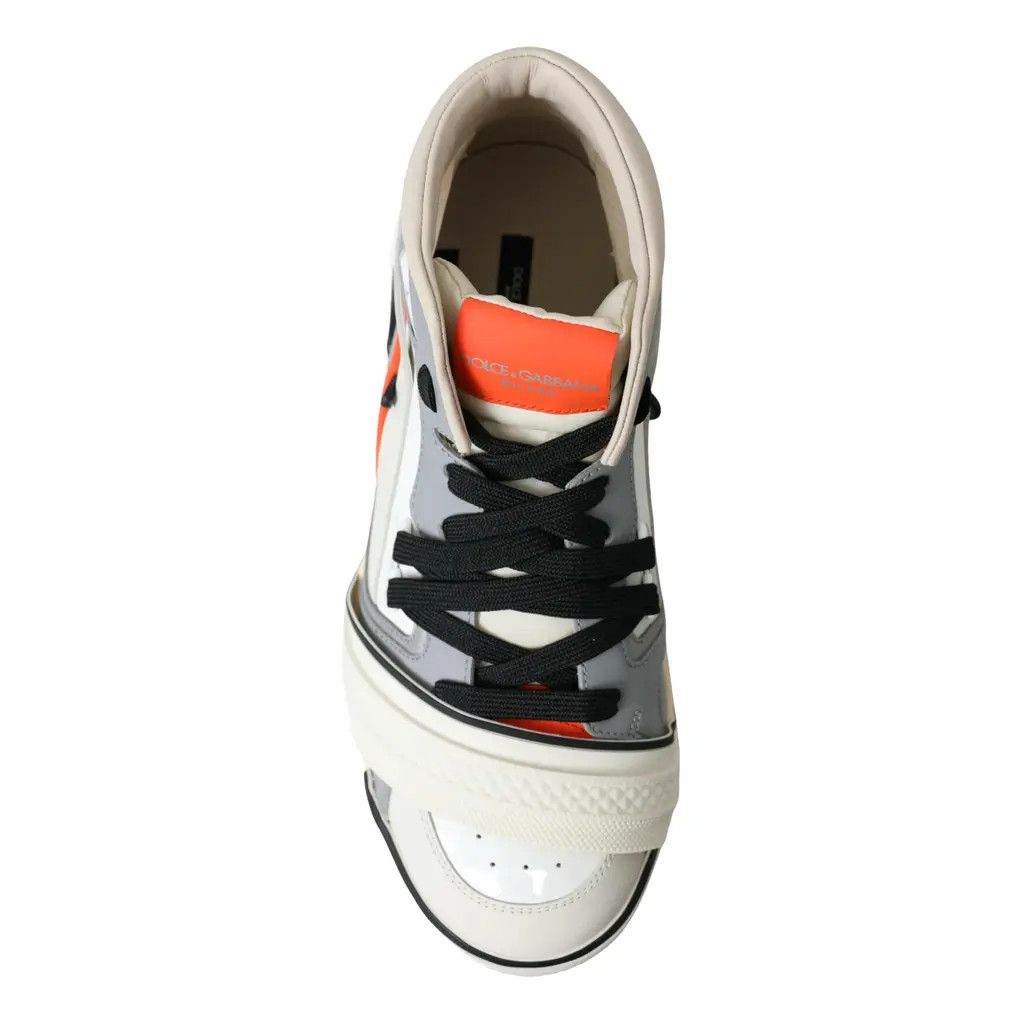 Dolce & Gabbana o1y0125 Logo Hi-Top Sneakers in Multicolor Size US 7 / EU 40 - 1 Thumbnail