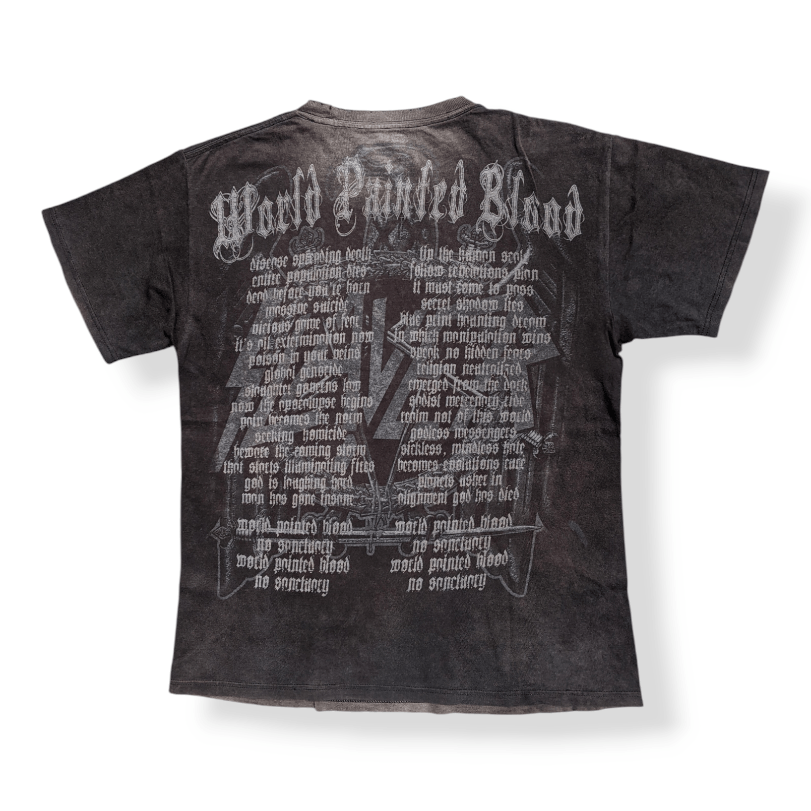 Band Tees Vintage Slayer World Painted Blood All Over Print T-shirt Size US M / EU 48-50 / 2 - 7 Thumbnail