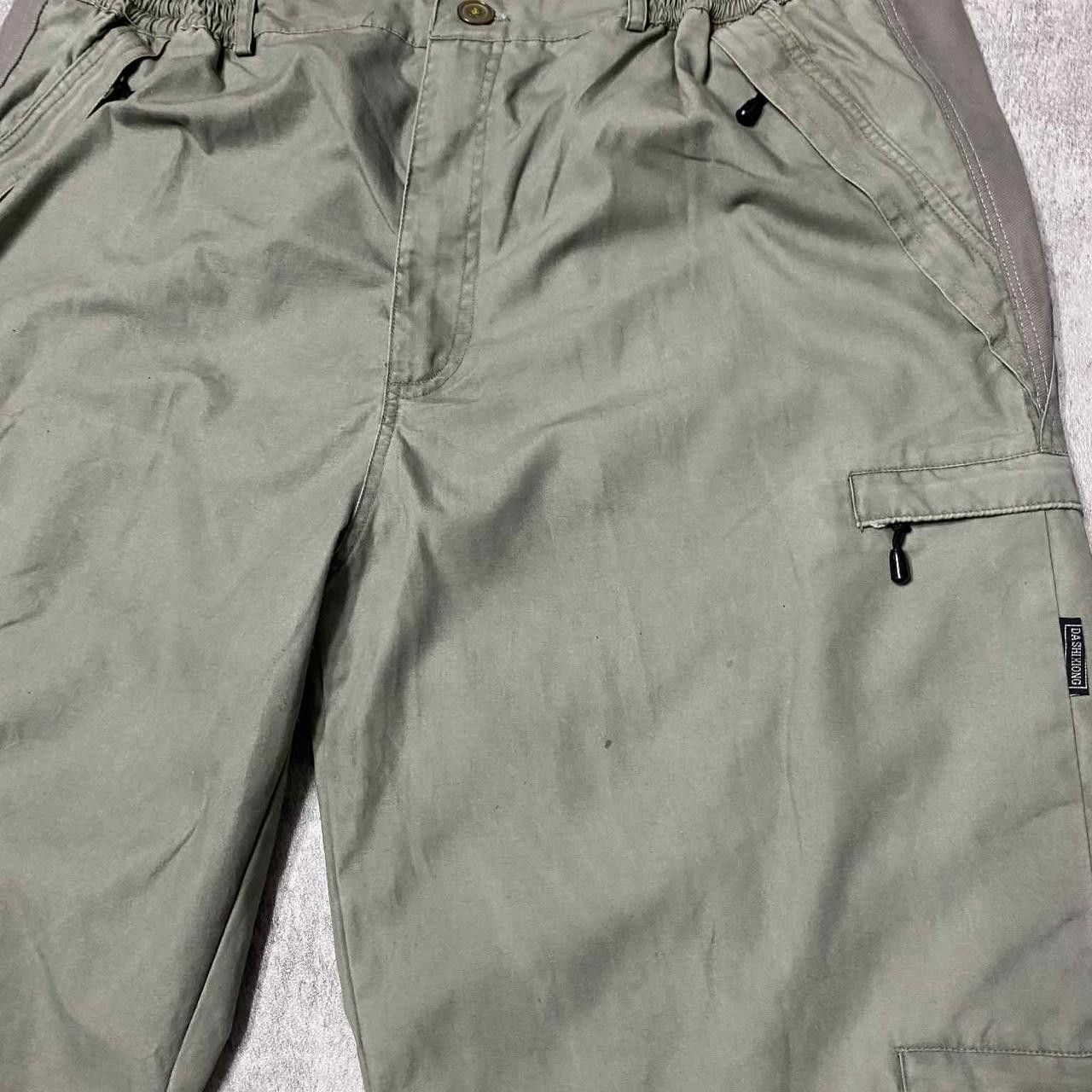 Other Khaki cargo shorts with adjustable waist #techwear #gorpcore Size US 36 / EU 52 - 2 Thumbnail