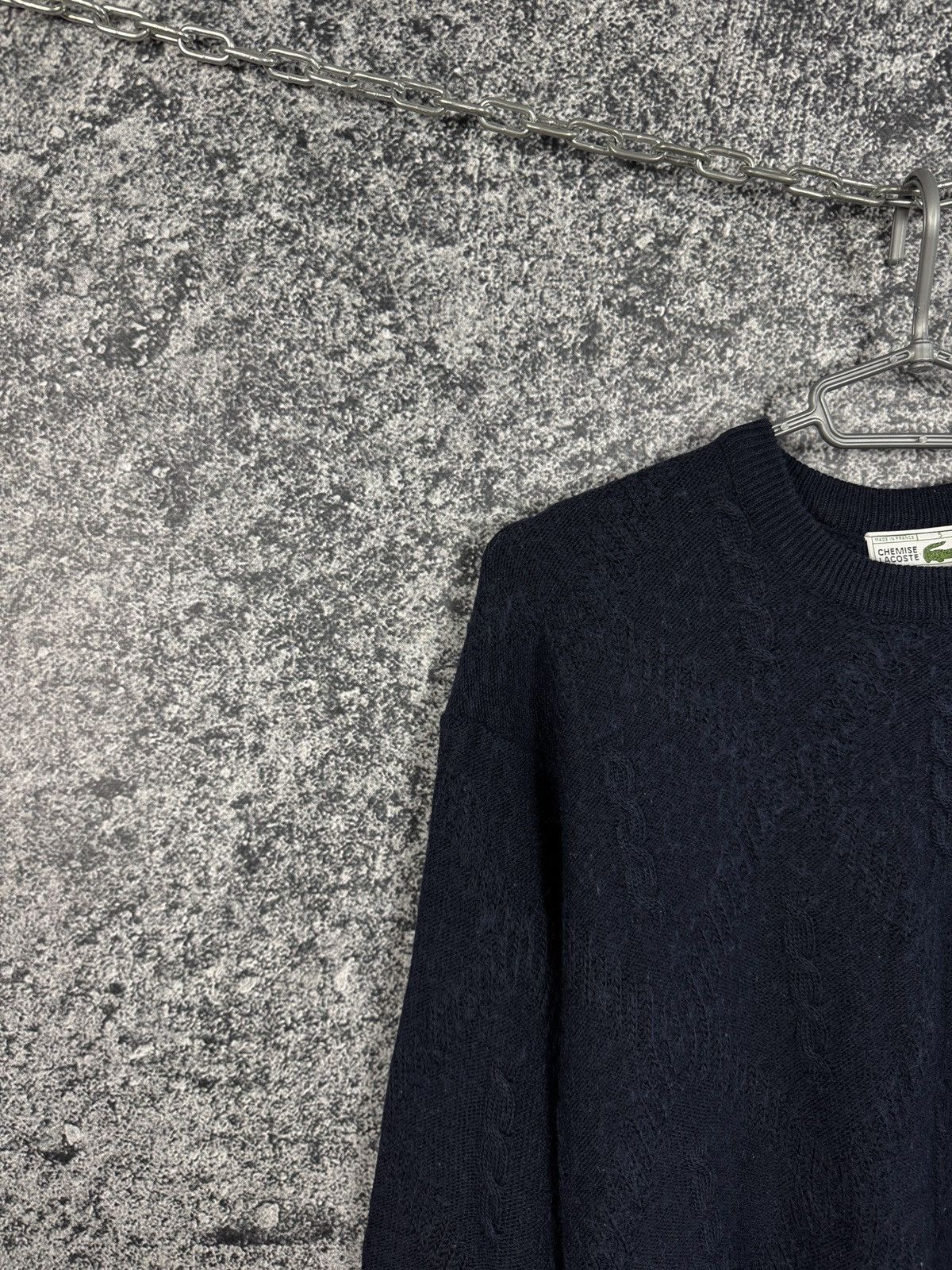 Lacoste Chemise Lacoste Vintage Wool Sweater Pullover Size 5 (Large) Size US L / EU 52-54 / 3 - 3 Thumbnail