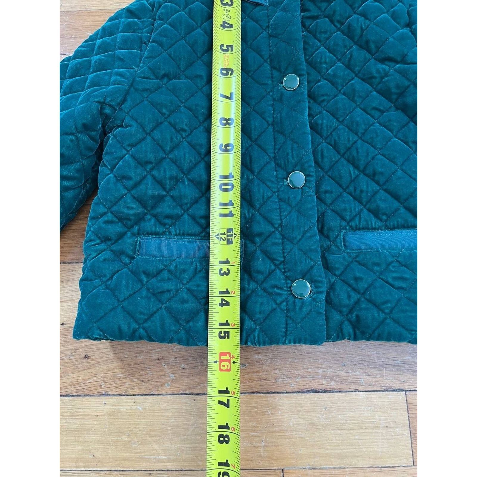 Jackman Janie and Lack Girl Velvet Quilted Size 7/8 A000901 Size 26 - 6 Thumbnail