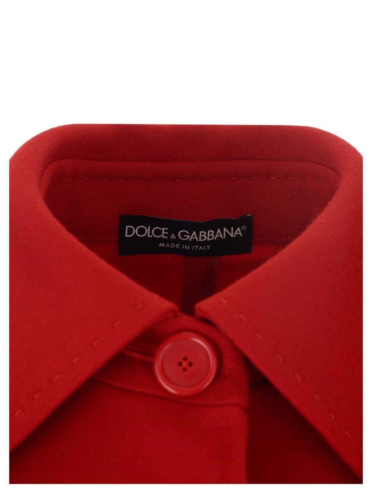 Dolce & Gabbana o1y0825 Trench Coat in Red Size M / US 6-8 / IT 42-44 - 3 Thumbnail