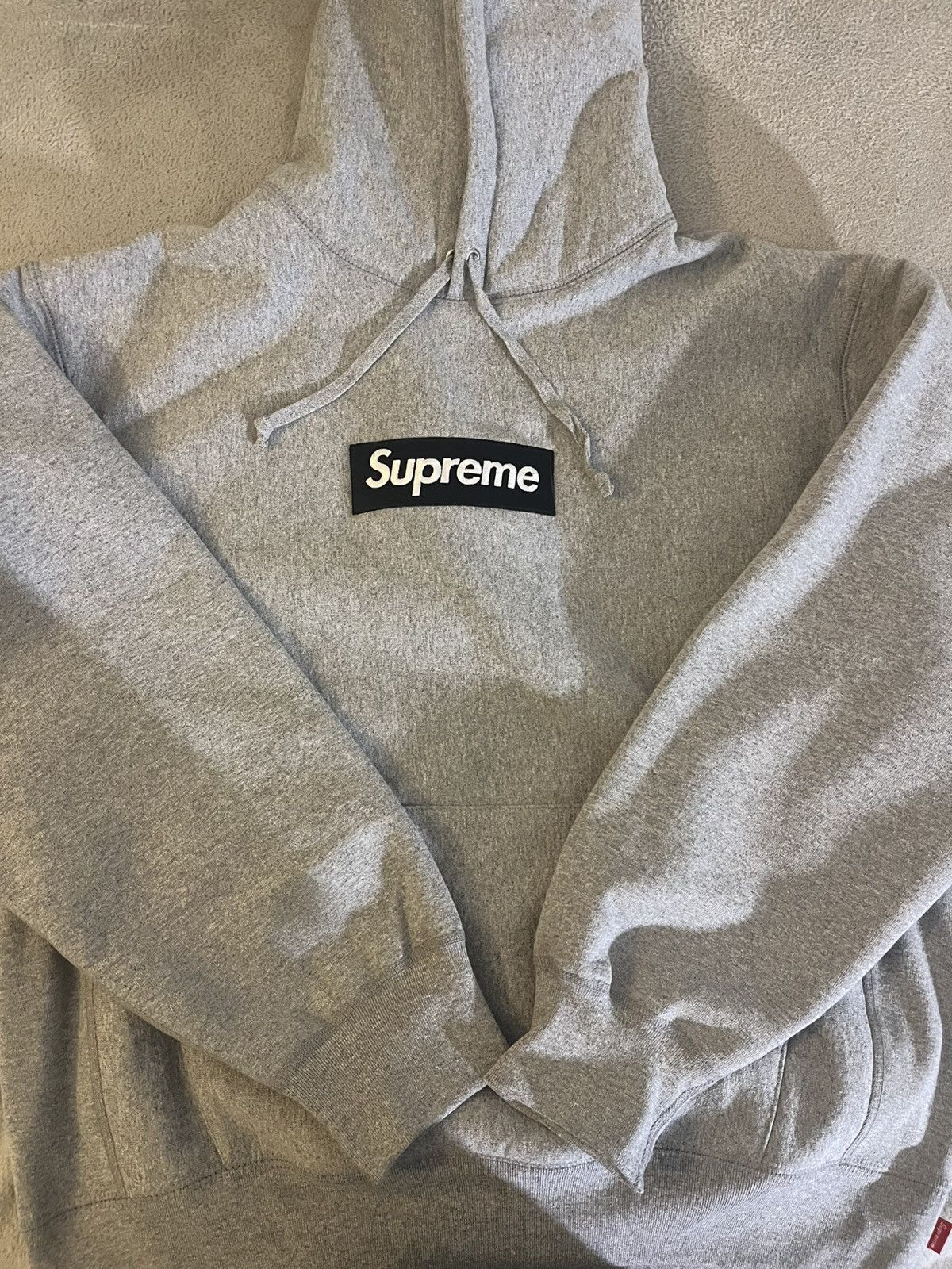 Heather Grey Supreme Box Logo