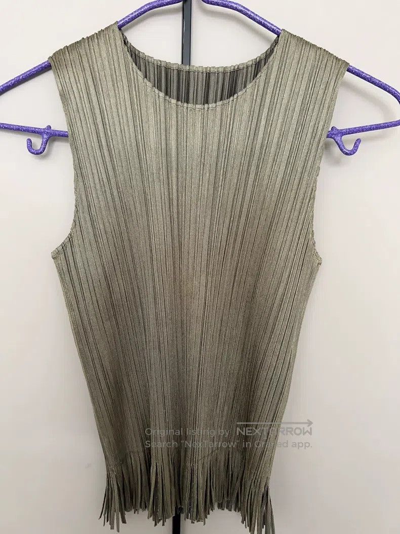 Issey Miyake Issey Miyake Gray Vest Size L / US 10 / IT 46 - 2 Thumbnail