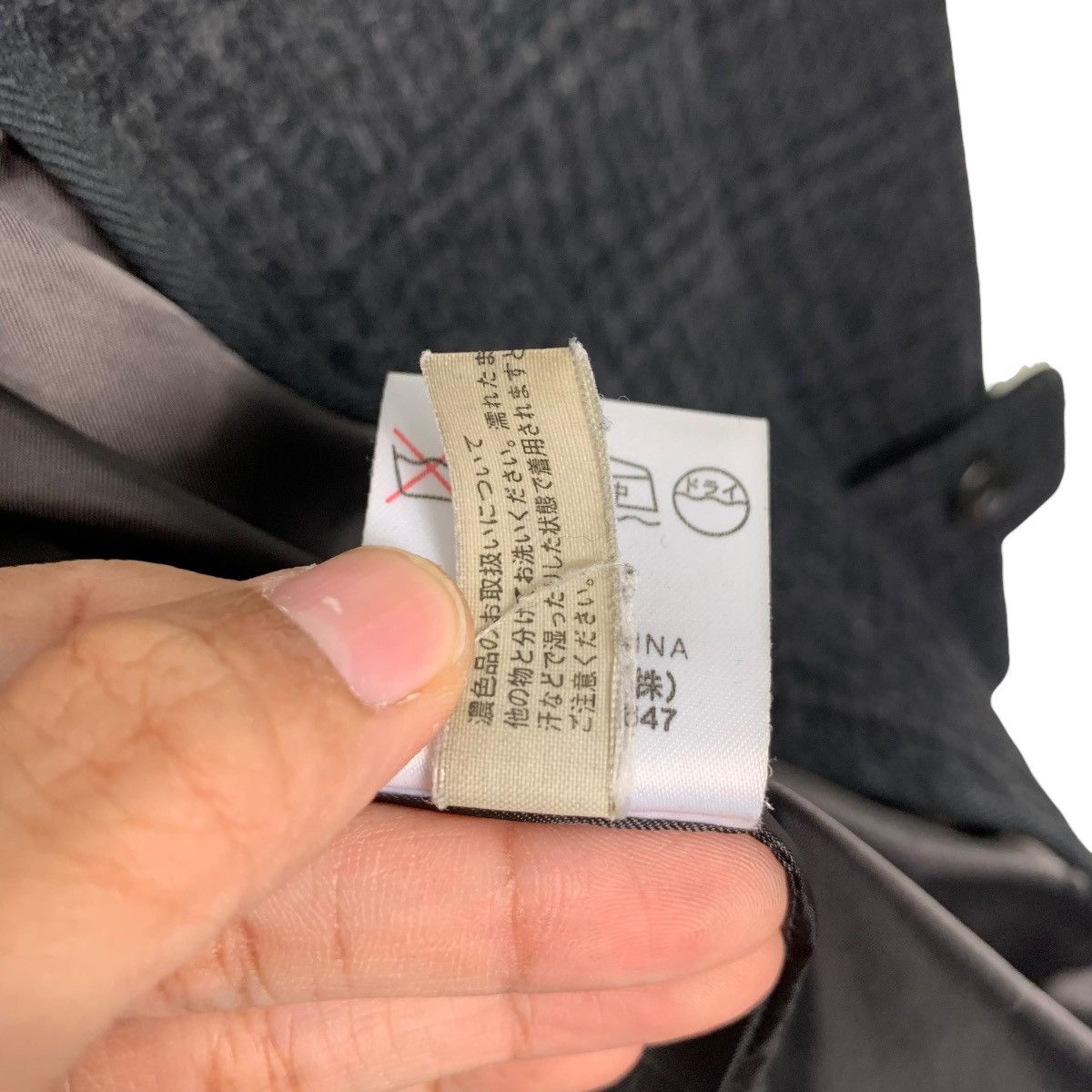 Schlussel SCHLUSSEL Checked Wool Duffle Coat Jacket #2439-C109 Size US S / EU 44-46 / 1 - 20 Thumbnail